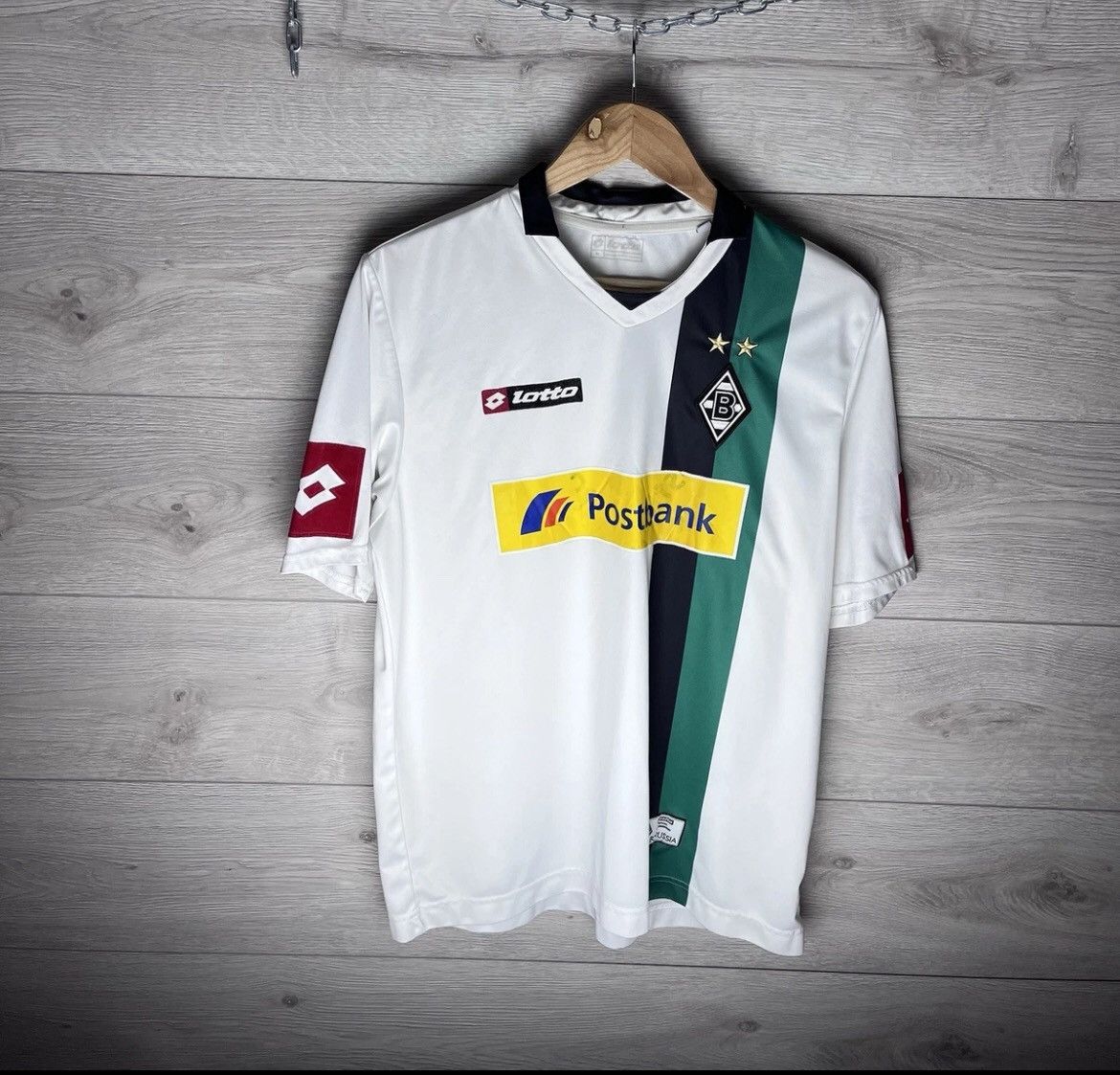 Lotto Sport Vintage jersey Lotto BORUSSIA MONCHENGLADBACH 2009/10 men’s Size US M / EU 48-50 / 2 - 1 Thumbnail