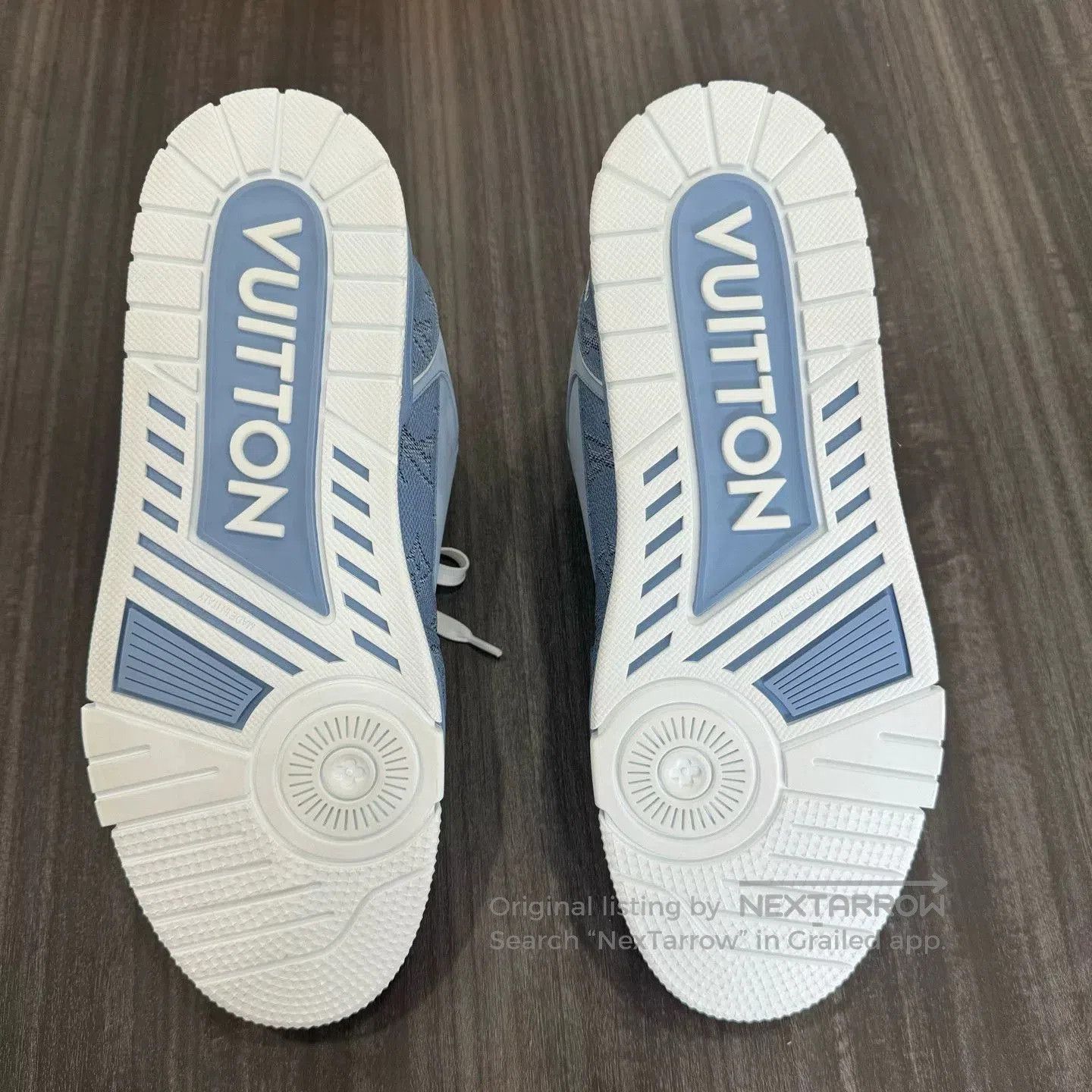 Louis Vuitton Louis Vuitton New Trainer Blue Sneakers. Size US 10.5 / EU 43-44 - 9 Thumbnail