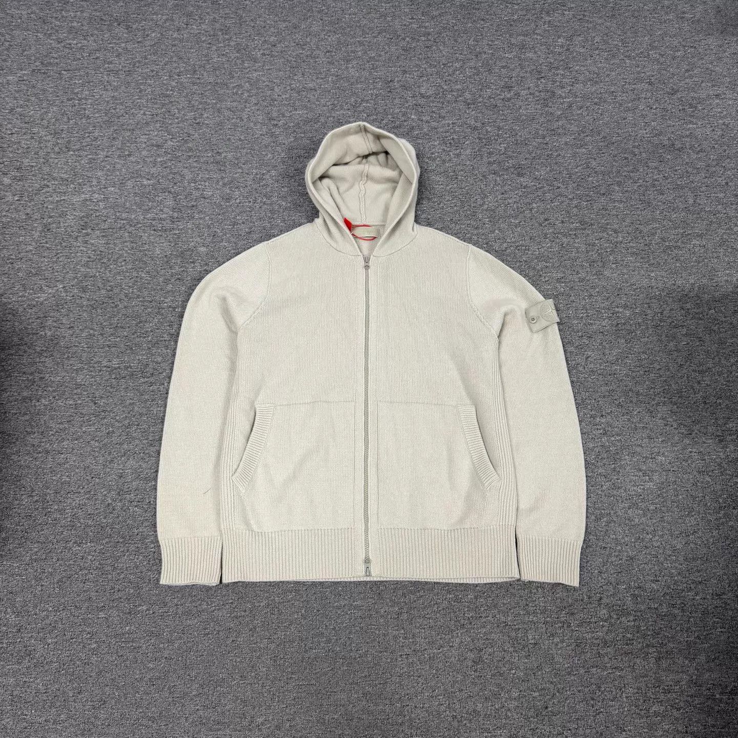 Stone Island Stone Island Patch Logo Knit Hooded Zip Jacket L Size US L / EU 52-54 / 3 - 1 Thumbnail