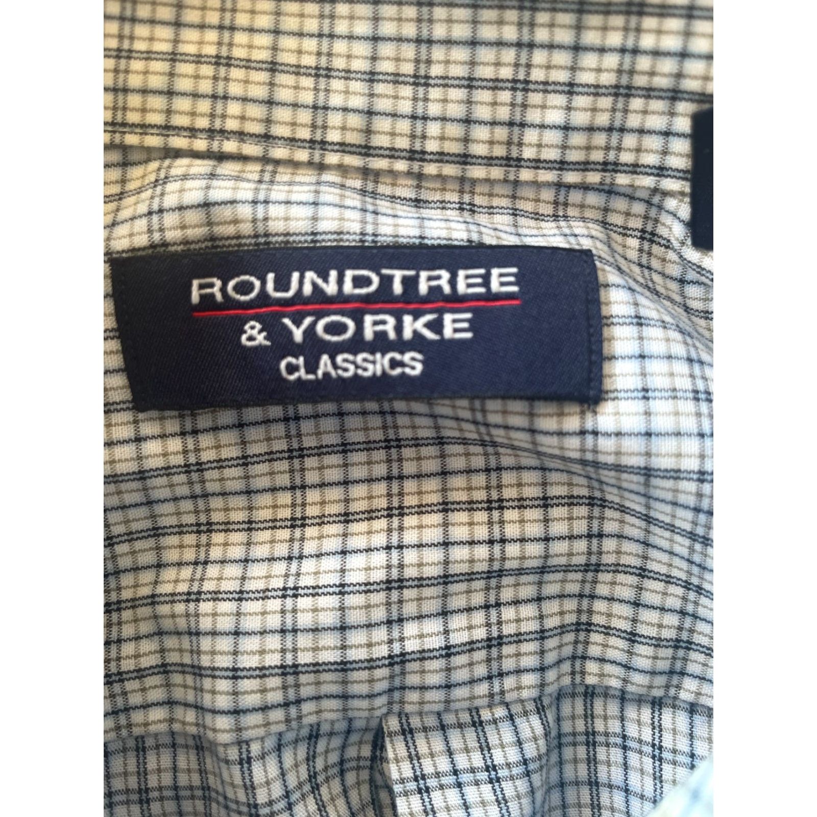 Roundtree & Yorke VINTAGE Roundtree & Yorke Classics Men Button Front Shirt Large Plaid Business Size US L / EU 52-54 / 3 - 6 Thumbnail