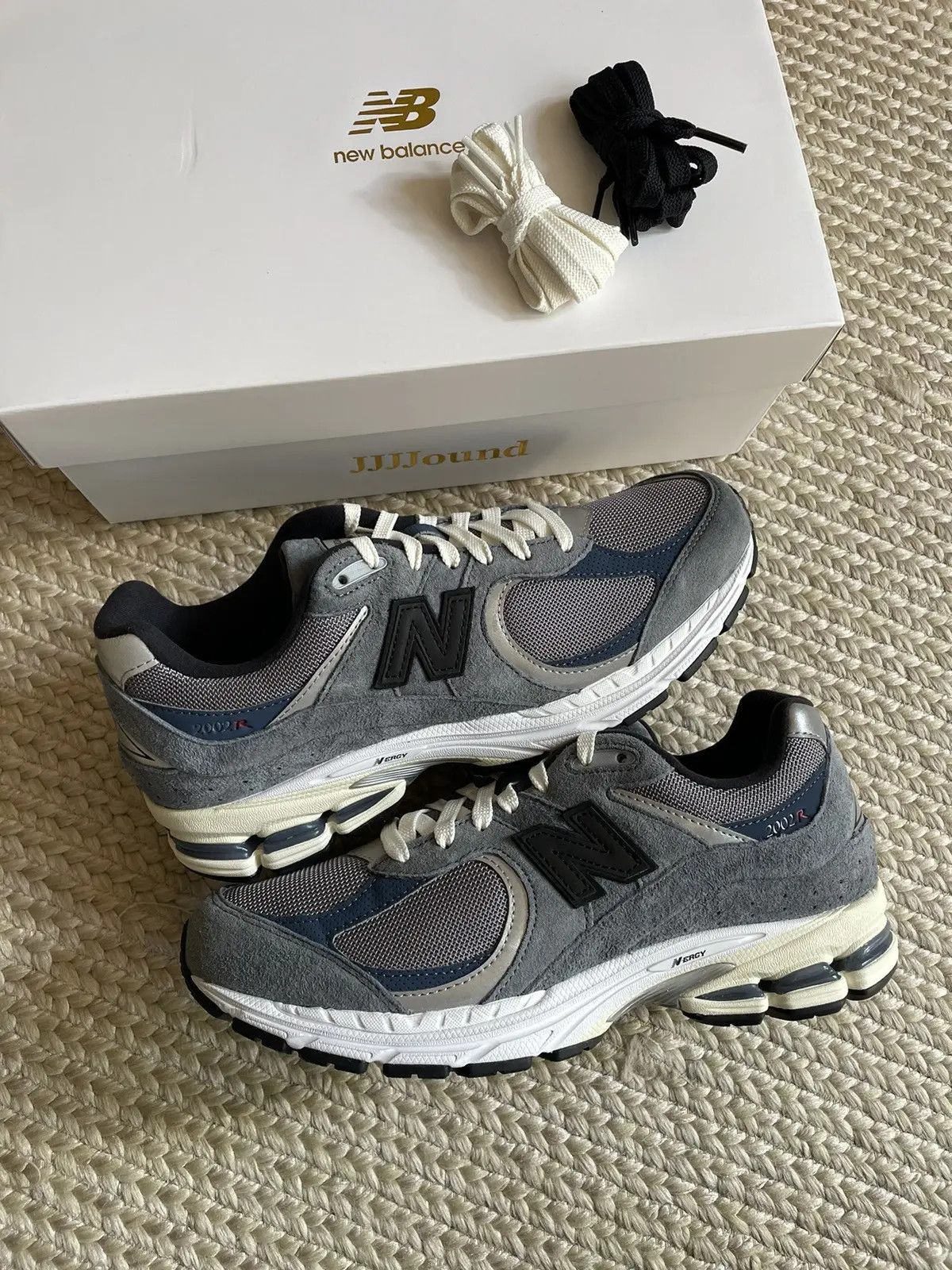 JJJJound × New Balance New Balance 2002R JJJJound Storm Blue Size US 6.5 / EU 39-40 - 1 Thumbnail