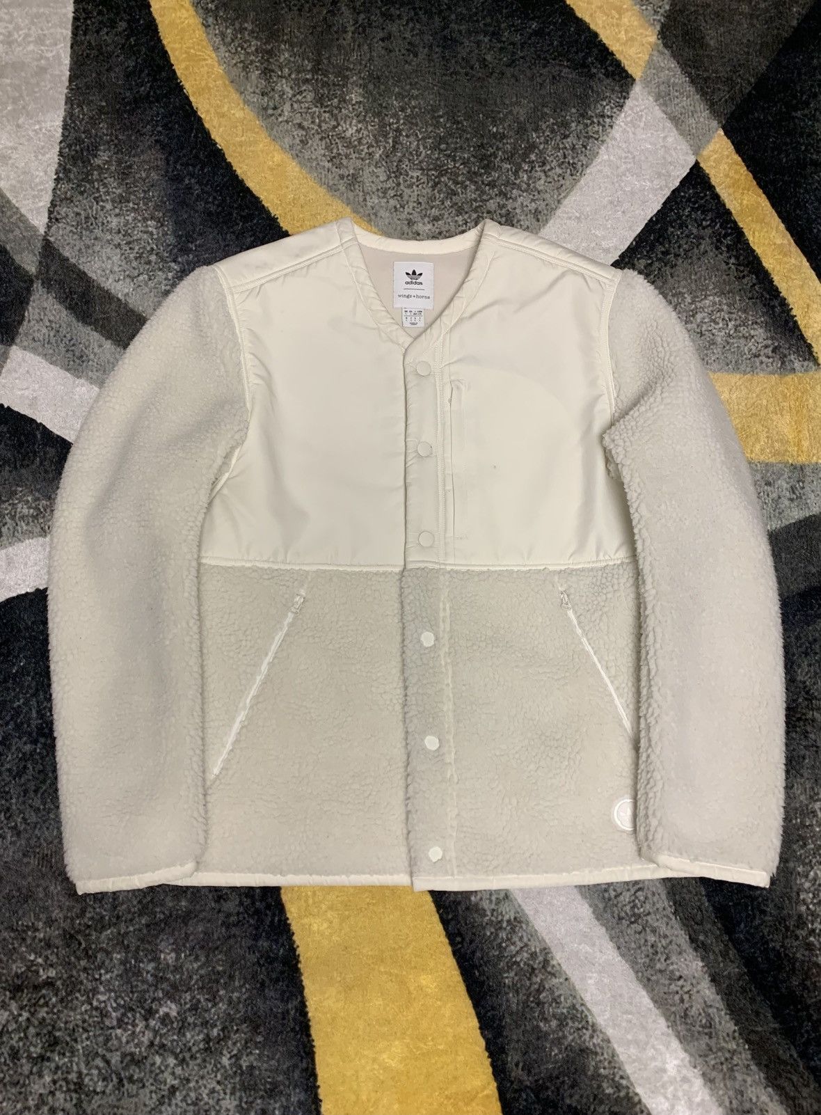 Adidas Adidas Wing + Horns Jacket Sherpa Size ONE SIZE - 1 Thumbnail