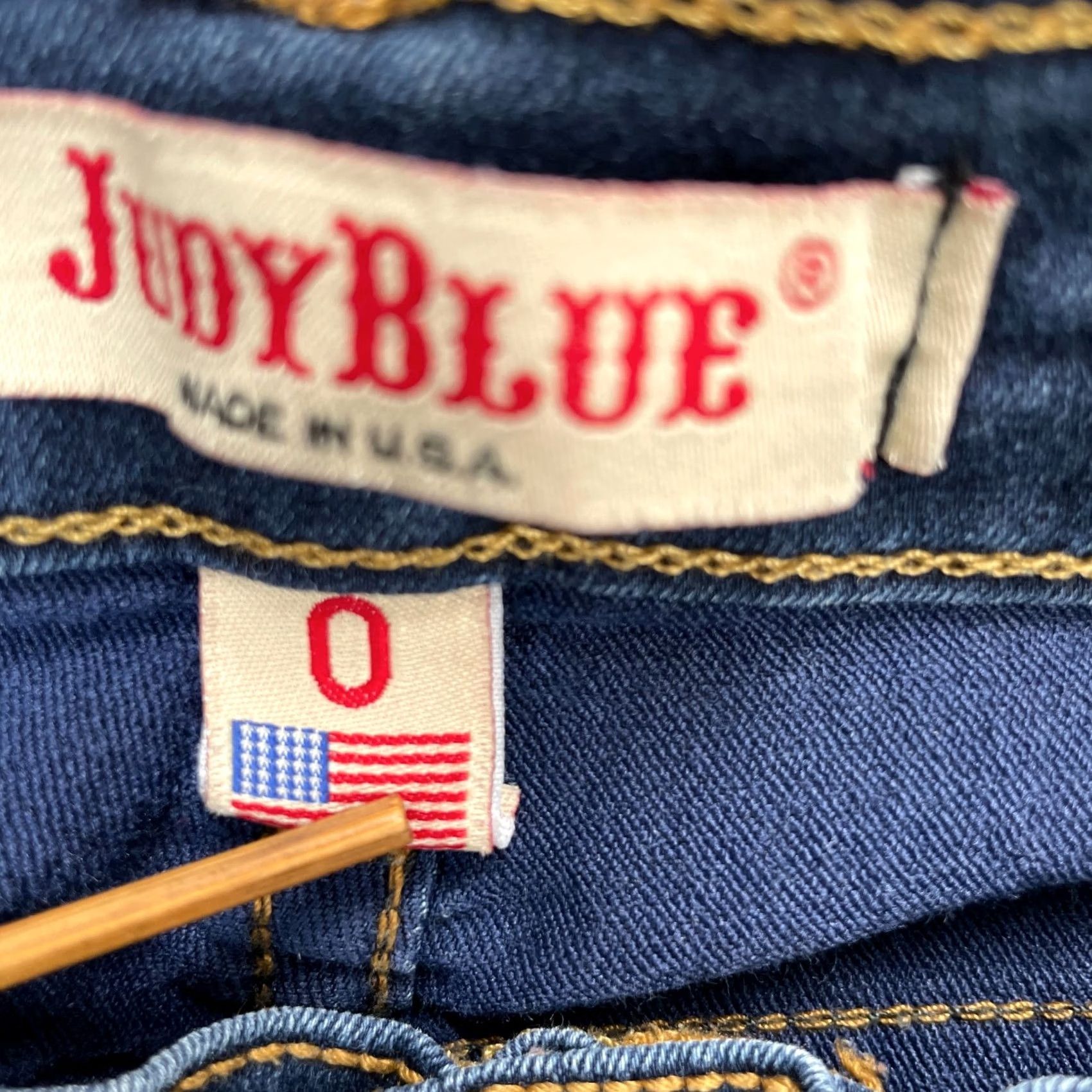 Denime Judy Blue Jeans Womens 0 Blue Skinny Denim Stretch Dark Wash USA Fashion Regular 5-Pocket Zipper Button Inseam 29" Boys? Size 25" / US 0 / IT 36 - 4 Thumbnail