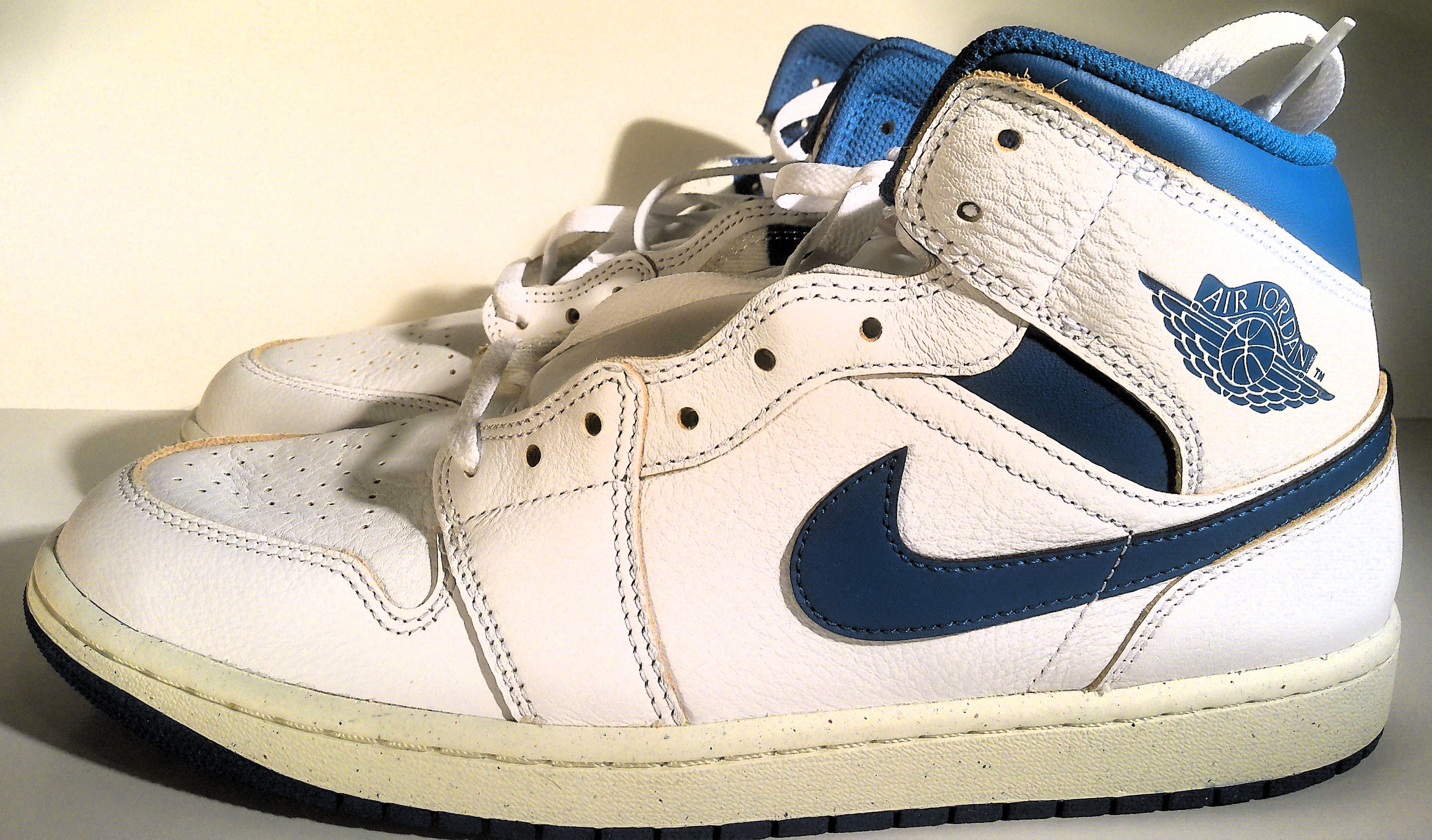 Nike Air Jordan 1 Mid Industrial Blue, Size 11.5, NEW IN BOX Size US 11.5 / EU 44-45 - 3 Thumbnail
