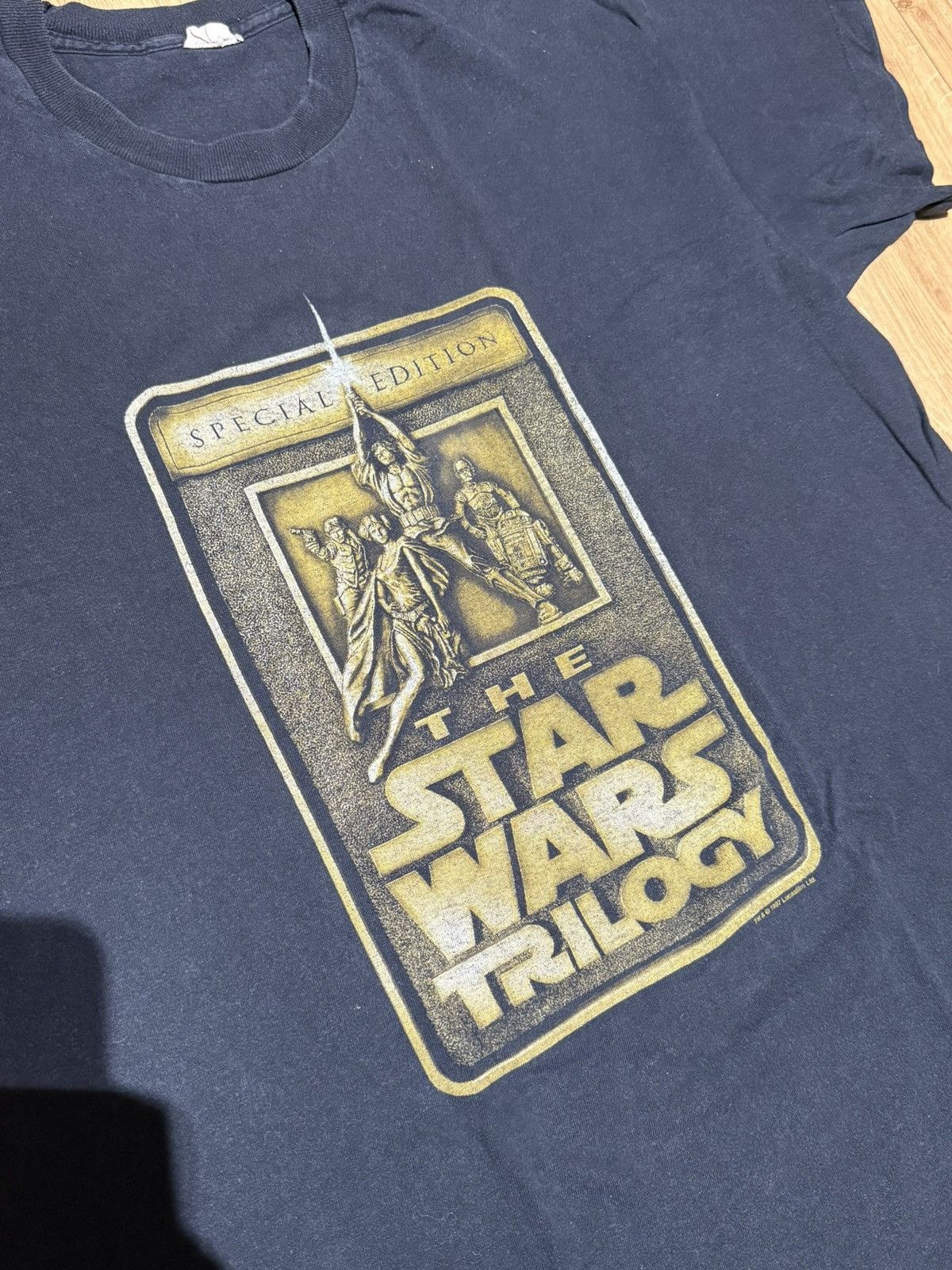 Star Wars Star Wars A New Hope Vintage Retro T-Shirt y2k Size US L / EU 52-54 / 3 - 2 Thumbnail