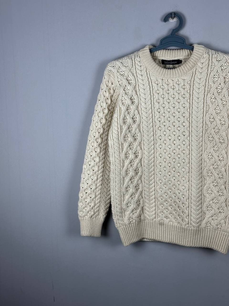 Vintage Irelandseye Sweater Cable Knit Fisherman Made in Ireland Size US S / EU 44-46 / 1 - 2 Thumbnail