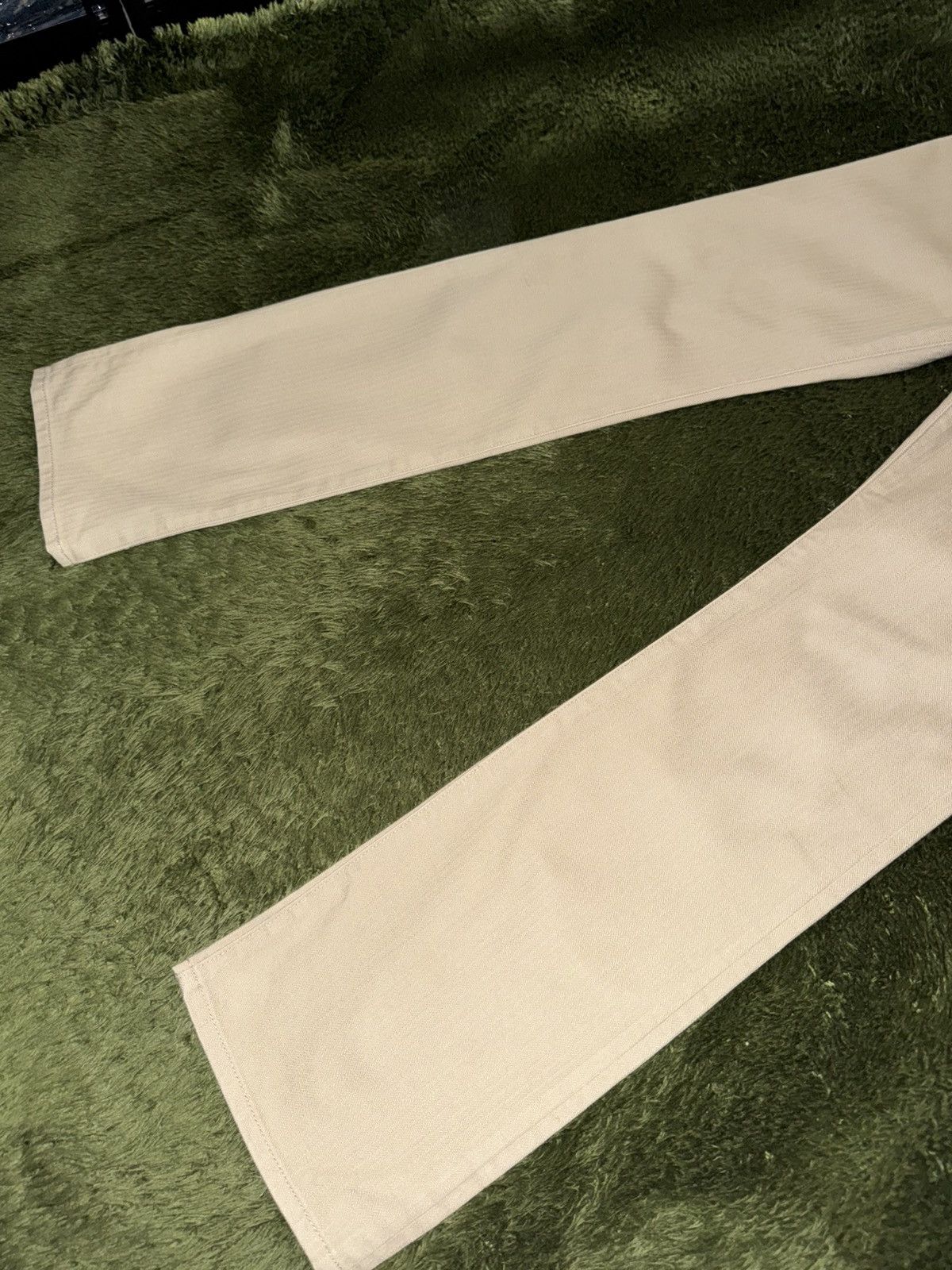 Takeo Kikuchi [2] Takeo Kikuchi Herringbone 5-Pocket Cotton Pants Beige Size US 29 - 6 Thumbnail