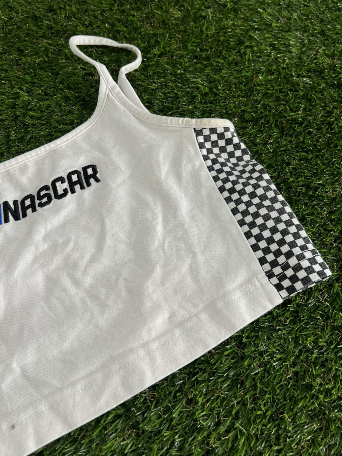 NASCAR Vintage Y2K Nascar cropped biglogo tank top streetwear Size S / US 4 / IT 40 - 3 Thumbnail