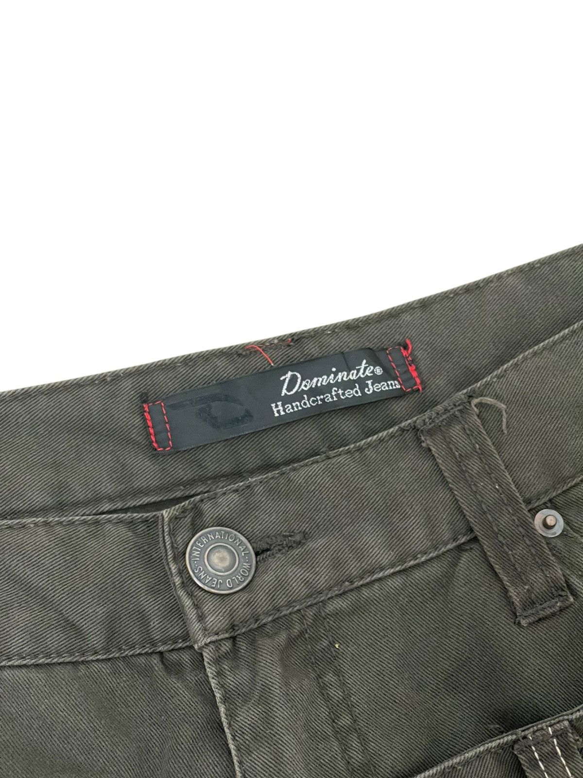 Japanese Brand Double Waist Jeans Dominate Regular 7🟦 Size US 34 / EU 50 - 13 Thumbnail