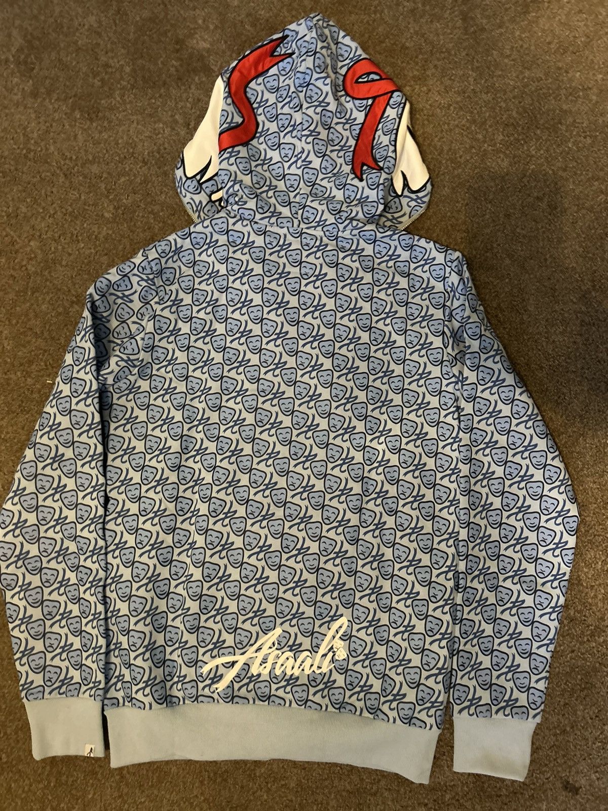 Asaali Baby blue laugh now cry later all over print Size US M / EU 48-50 / 2 - 6 Thumbnail