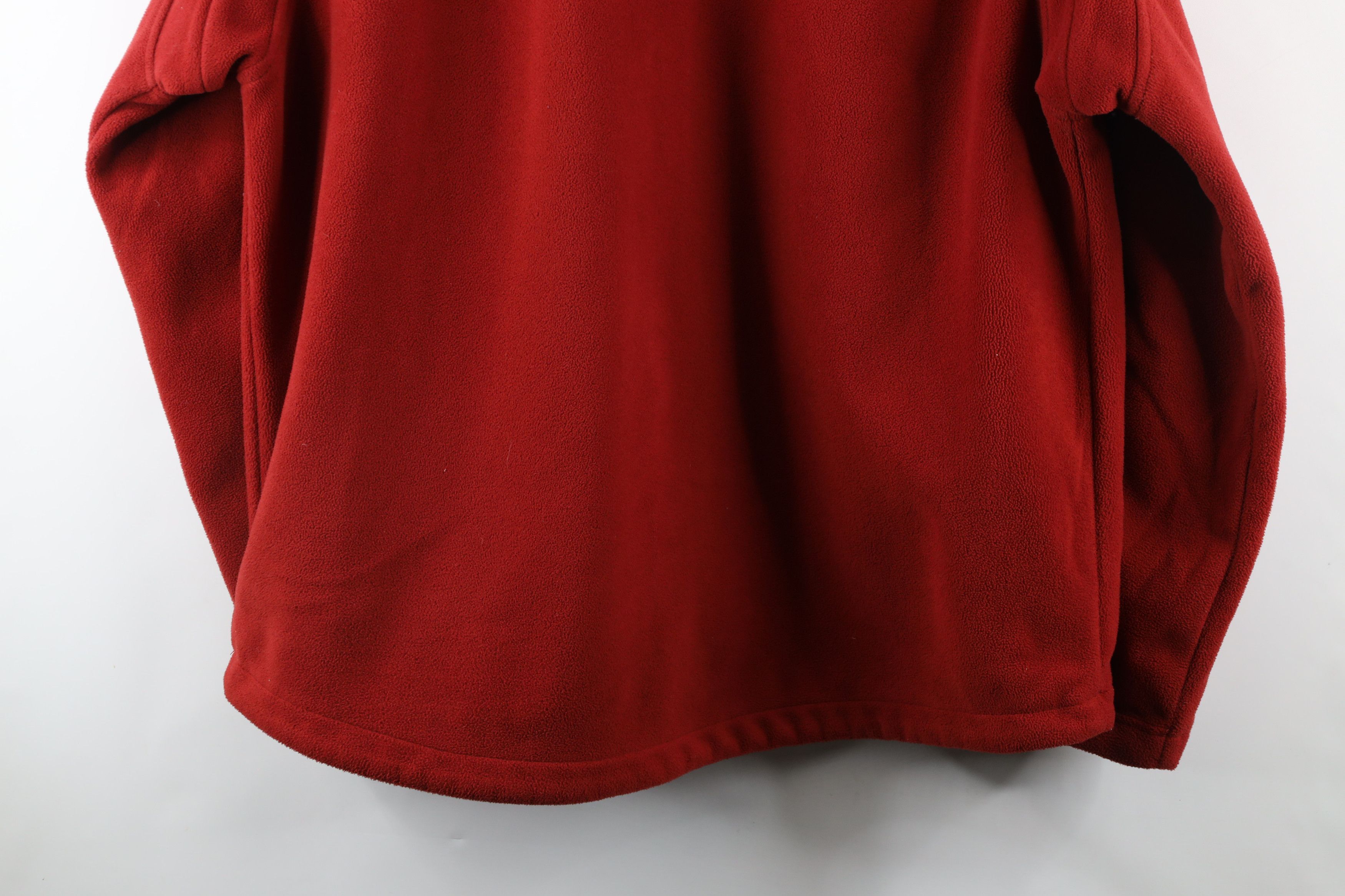 Duluth Trading Company × Vintage Duluth Trading Co Shoreman Fleece Full Zip Jacket Red Size US L / EU 52-54 / 3 - 14 Thumbnail