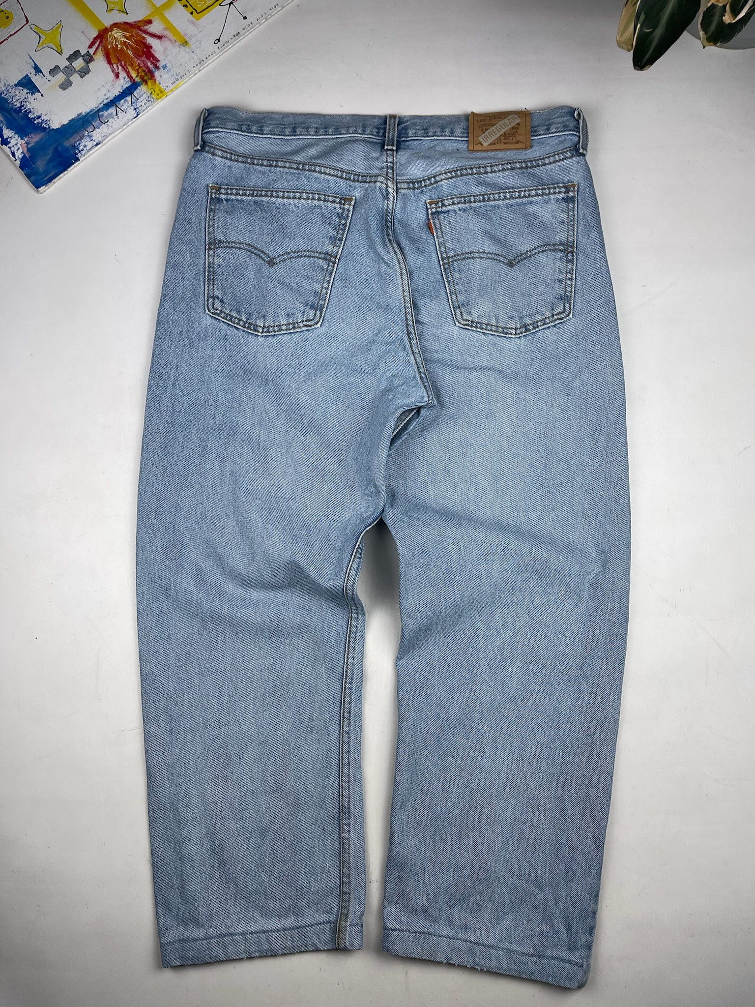 Levi's 90s Levi’s 615 Orange Tab Denim Jeans Vintage Size US 36 / EU 52 - 10 Thumbnail
