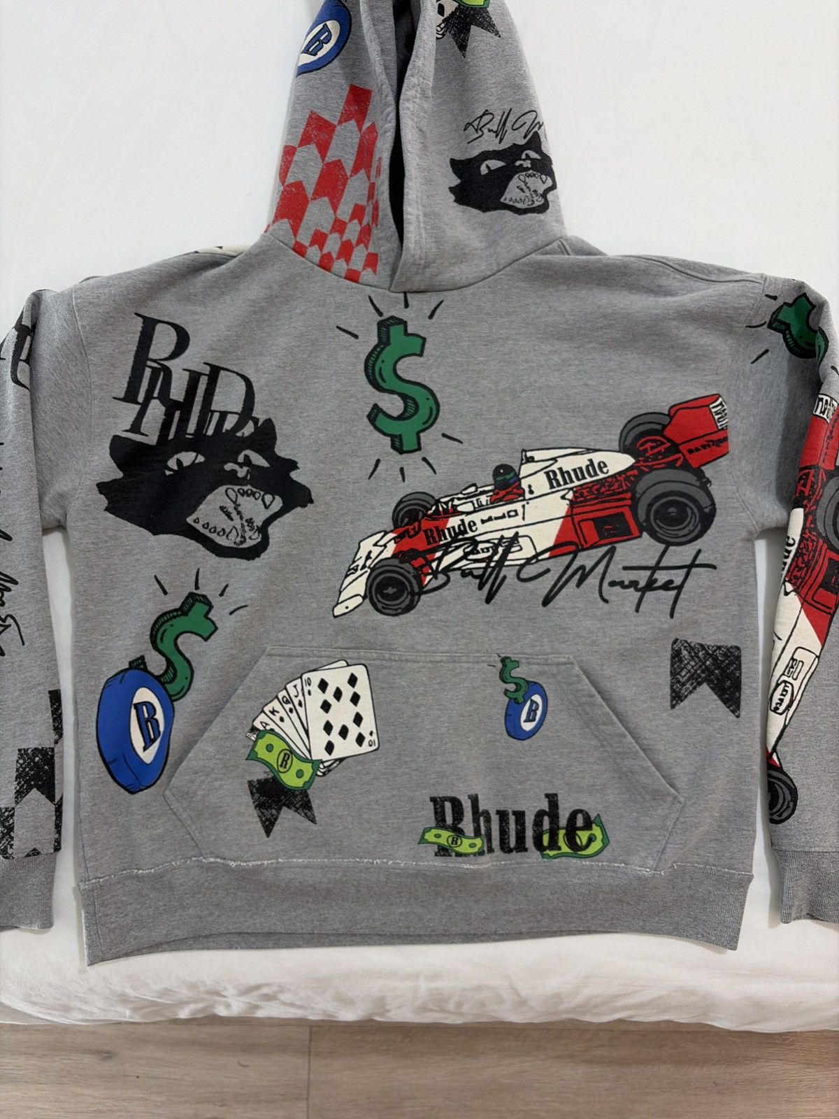 Rhude Rhude Graffiti Doodle Logo Hoodie Size US L / EU 52-54 / 3 - 4 Thumbnail