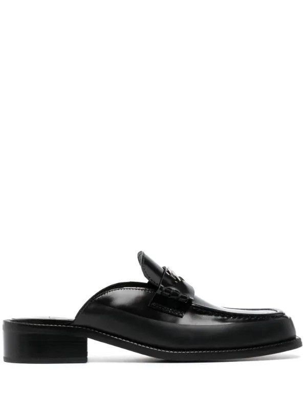 Misbhv !DS! SS23 Misbhv Brutalist Slip On Black Loafers Size US 11 / EU 44 - 2 Thumbnail