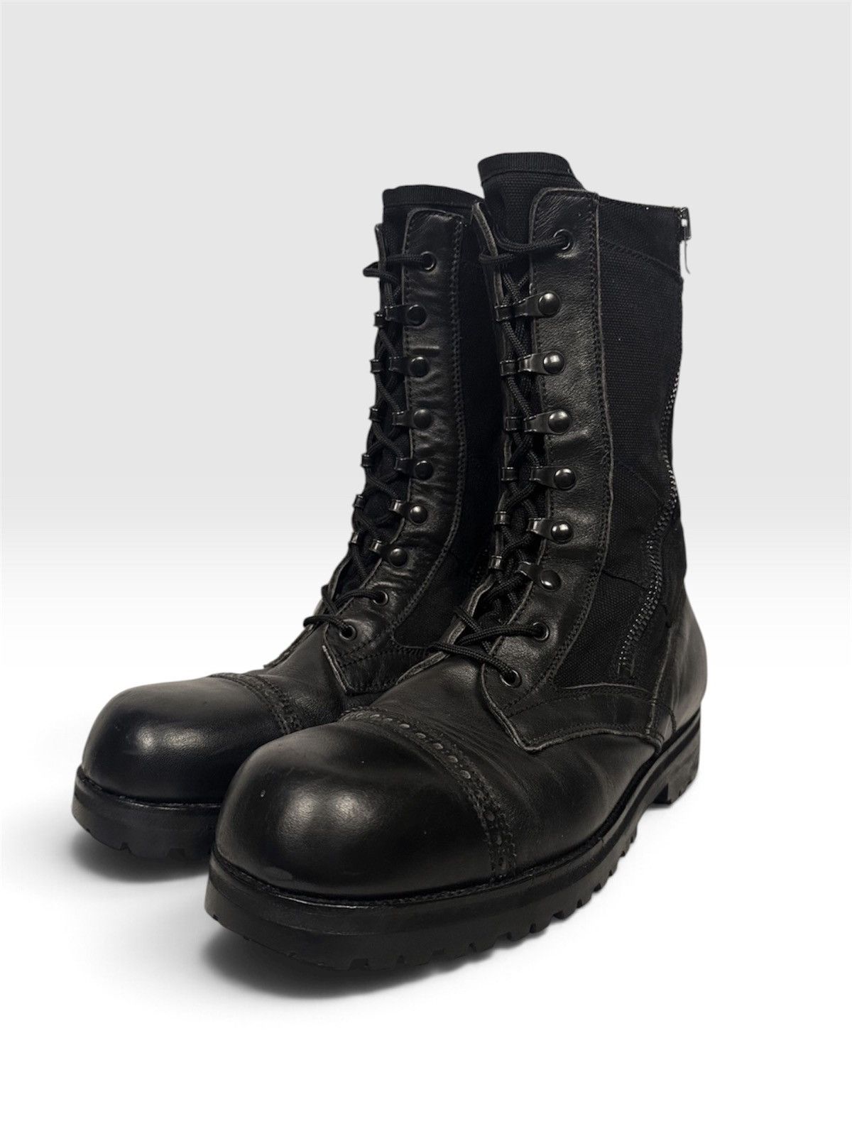 【美品】NUMBER (N)INE 名作 2008AW復刻 ARMY BOOTS Number (N)ine Number nine ss06 combat boots | Grailed