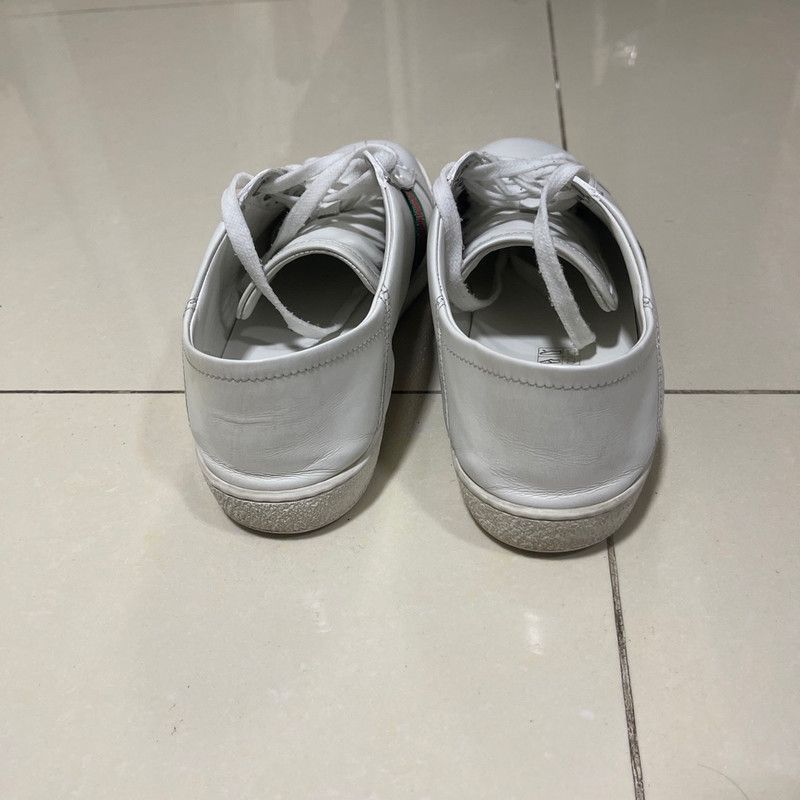 Gucci Gucci ACE Leather Bee Fashion Sneakers - Size US 6.5 / EU 39-40 - 1 Thumbnail
