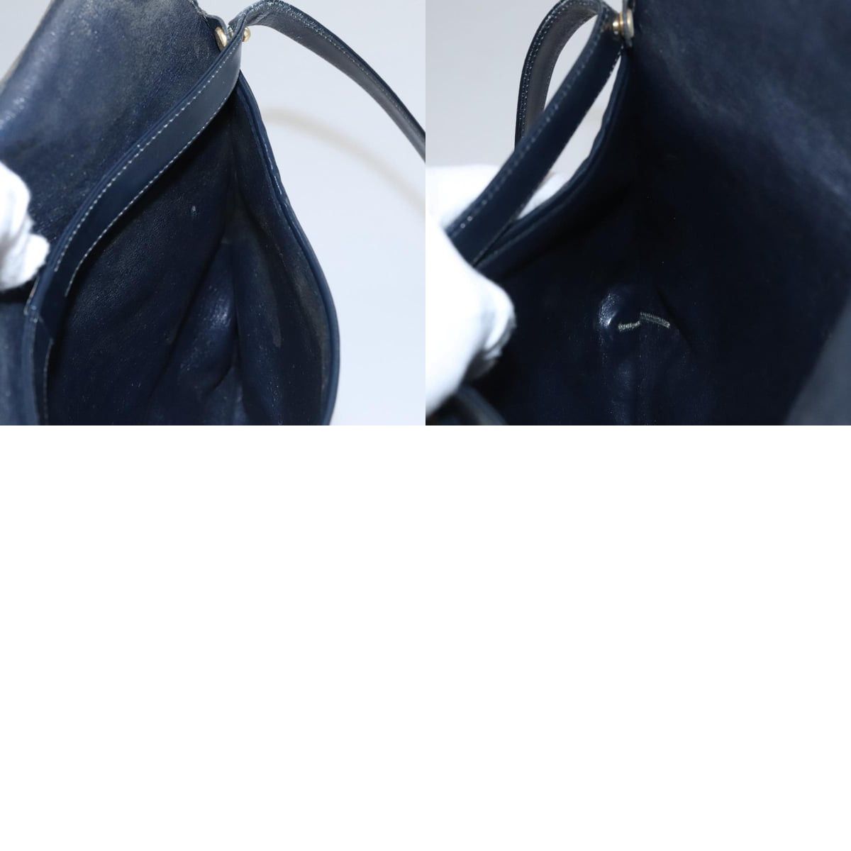 Dior DIOR Trotter Canvas Shoulder Bag Navy Size ONE SIZE - 12 Thumbnail