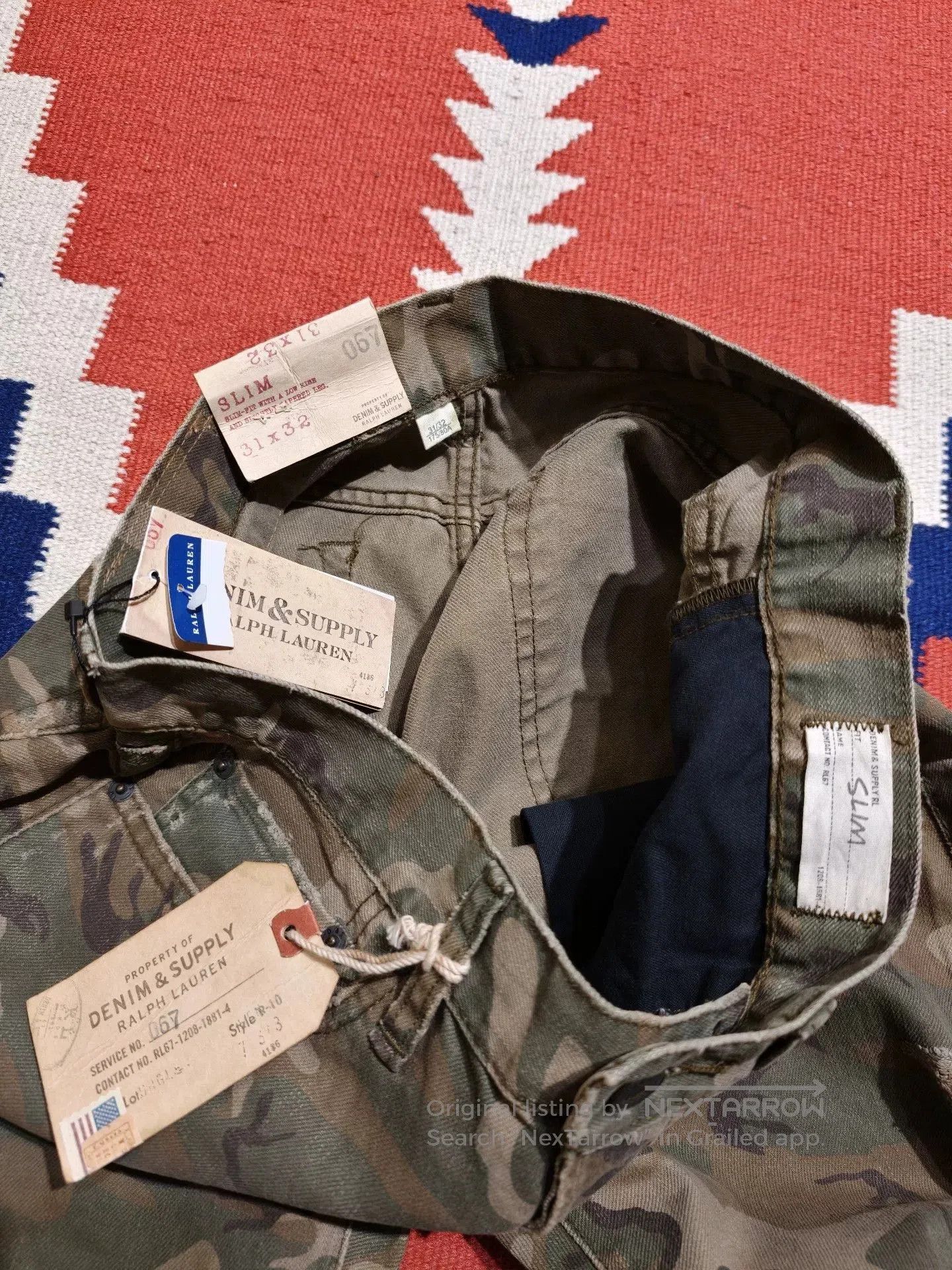 RRL Ralph Lauren Polo Ralph Lauren Camo Cargo Pants. Size US 31 - 5 Thumbnail