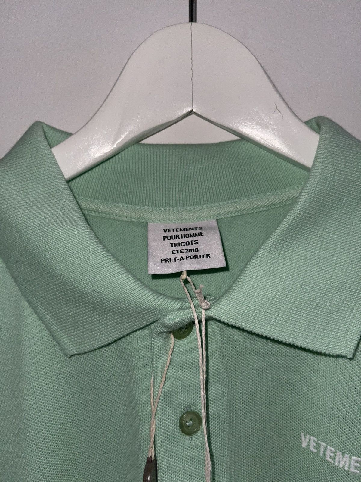 Vetements Vetements SS18 Volksb Long Sleeve Polo Size US L / EU 52-54 / 3 - 8 Thumbnail