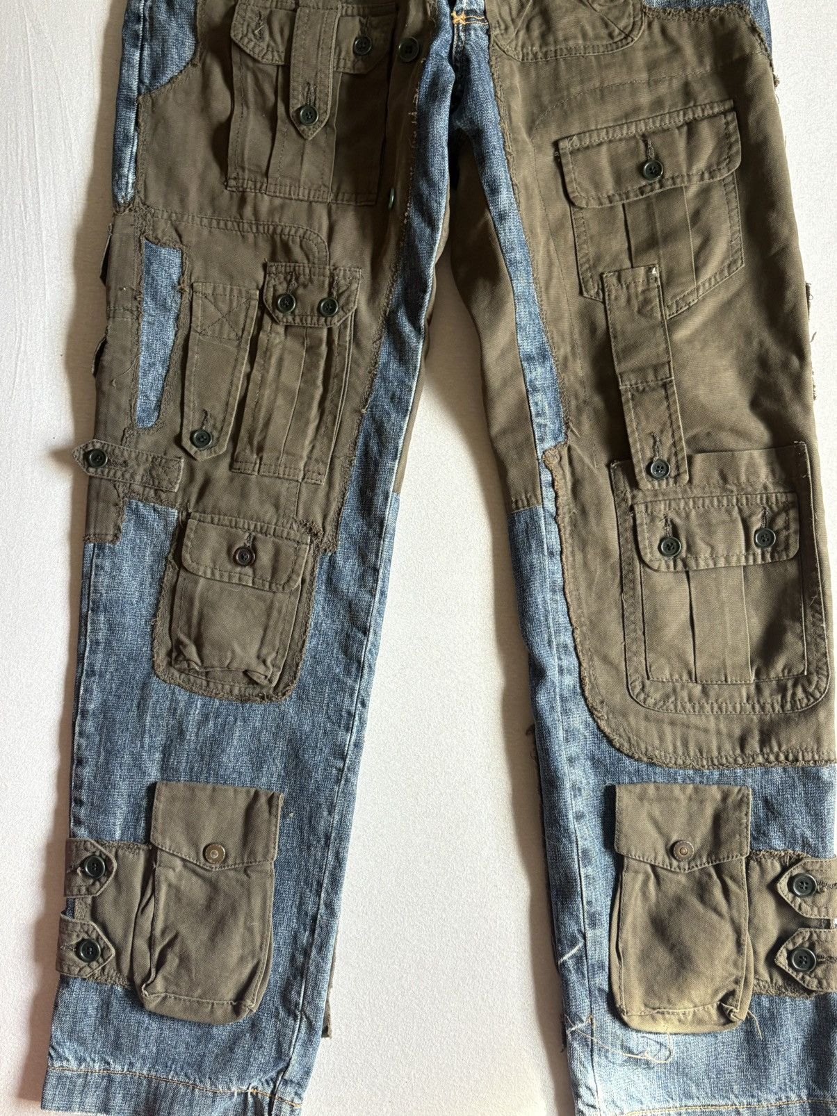 Dolce & Gabbana AW05 Hybrid Multipocket Cargo Denim Size US 30 / EU 46 - 3 Thumbnail