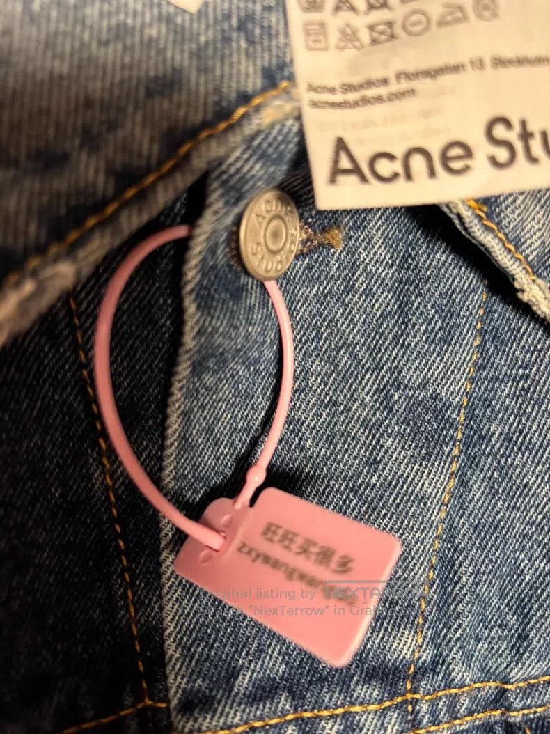Acne Studios Acne Studios Denim Jacket, Medium Blue, Unisex Size US XXS / EU 40 - 5 Thumbnail