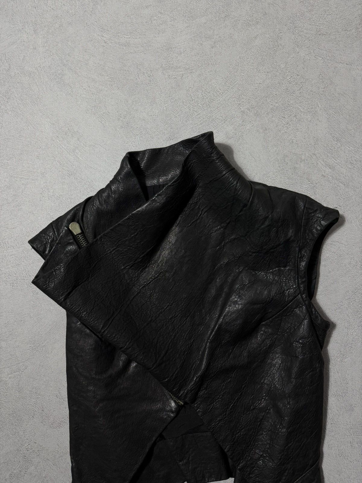 Rick Owens Rick Owens 2010SS ‘Release’ Lambskin Sculptural Vest Size S / US 4 / IT 40 - 9 Thumbnail