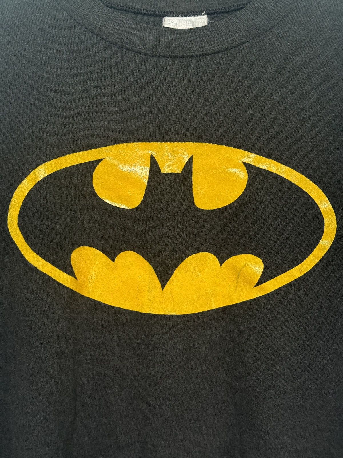 DC Comics 💥VINTAGE 80s BATMAN BIG LOGO HANES TAG Size US M / EU 48-50 / 2 - 11 Thumbnail