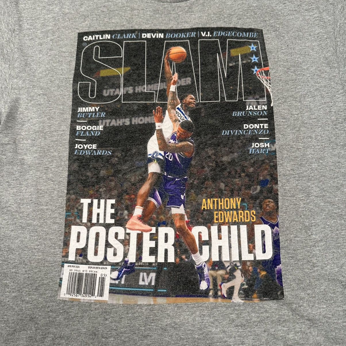 NBA Anthony Edwards Caitlin Clark SLAM Magazine Shirt Basketball Size US L / EU 52-54 / 3 - 2 Thumbnail
