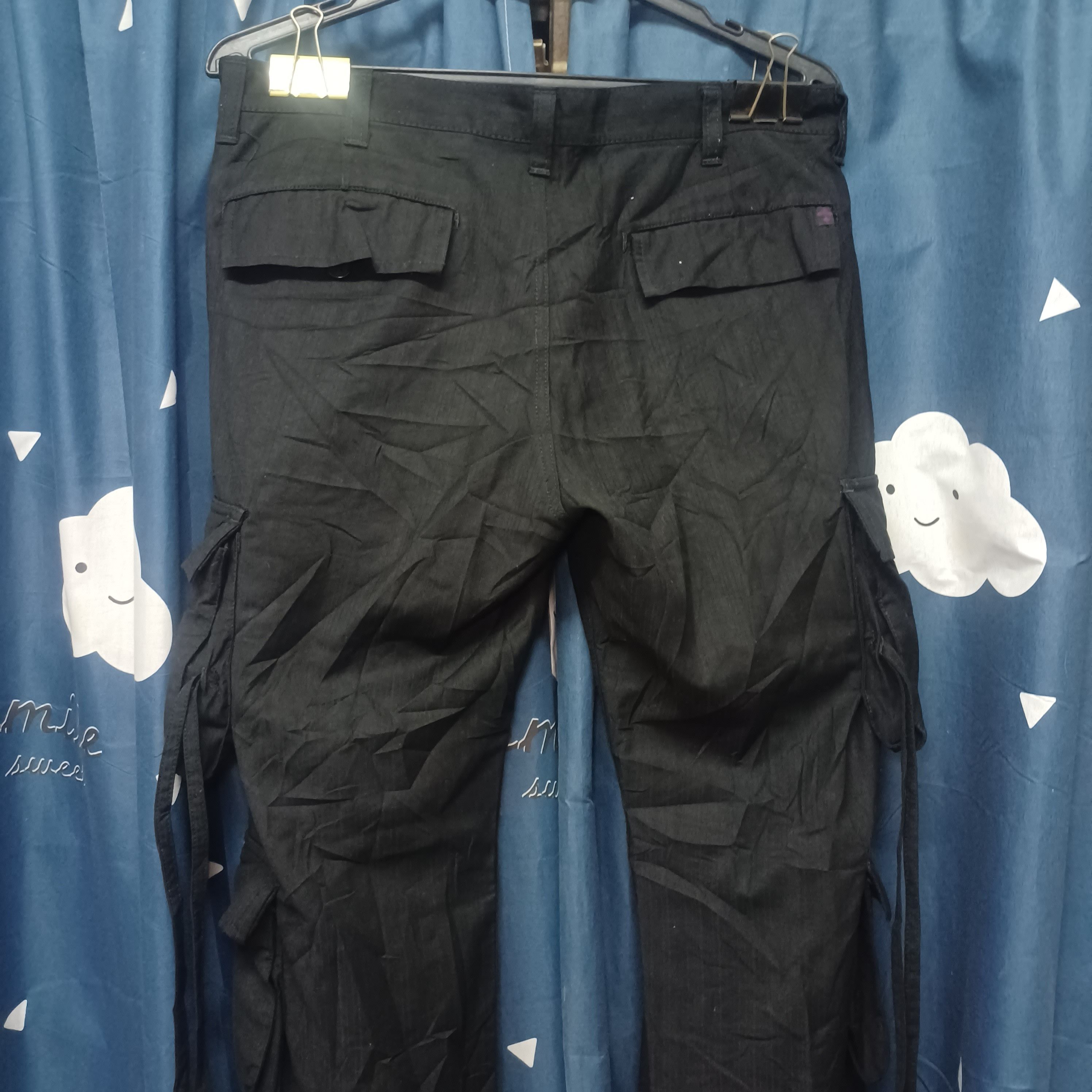 Japanese Brand CUSTOM CULTURE BONDAGE CARGO PANTS Size US 32 / EU 48 - 6 Thumbnail
