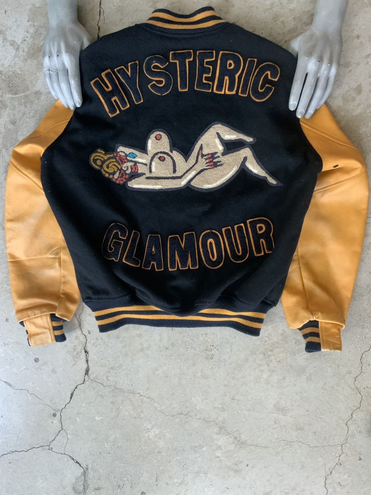 Hysteric Glamour HYSTERIC GLAMOUR MISS HYSTERIC LEATHER VARSITY