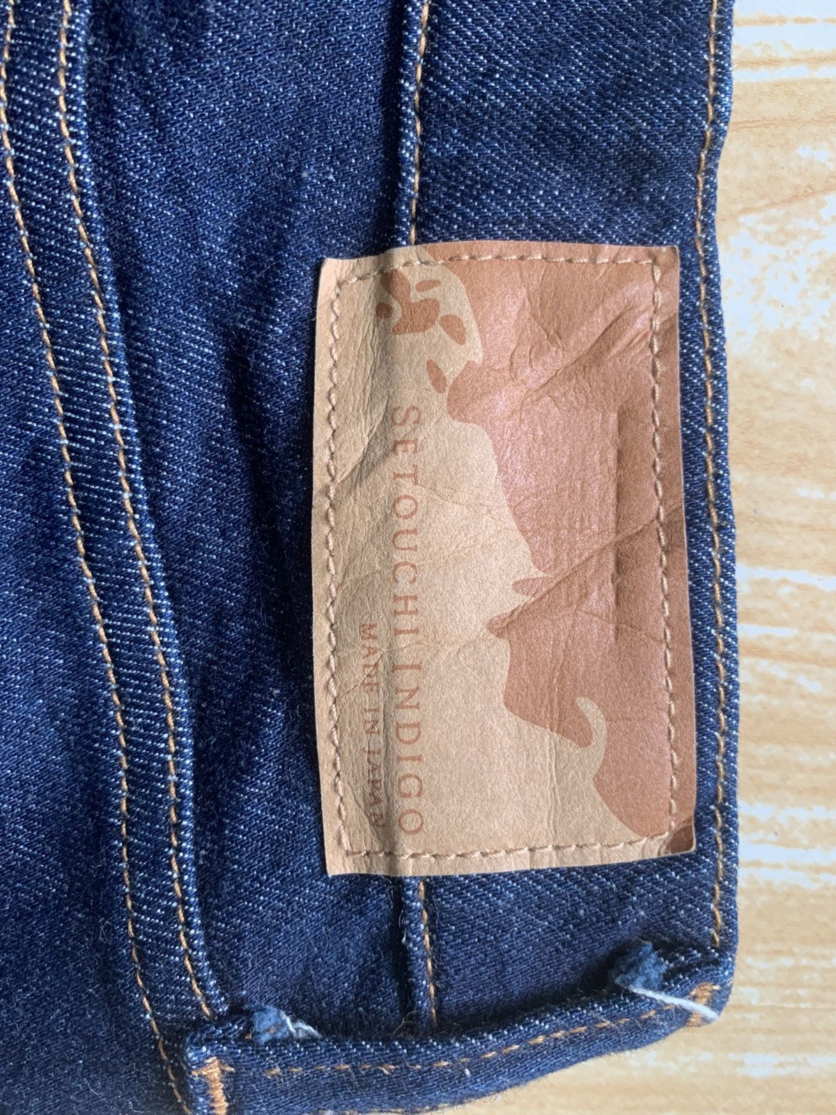 Designer Setouchi Indigo Made In Japan Baggy Stretching Jeans Pant Size US 28 / EU 44 - 18 Thumbnail