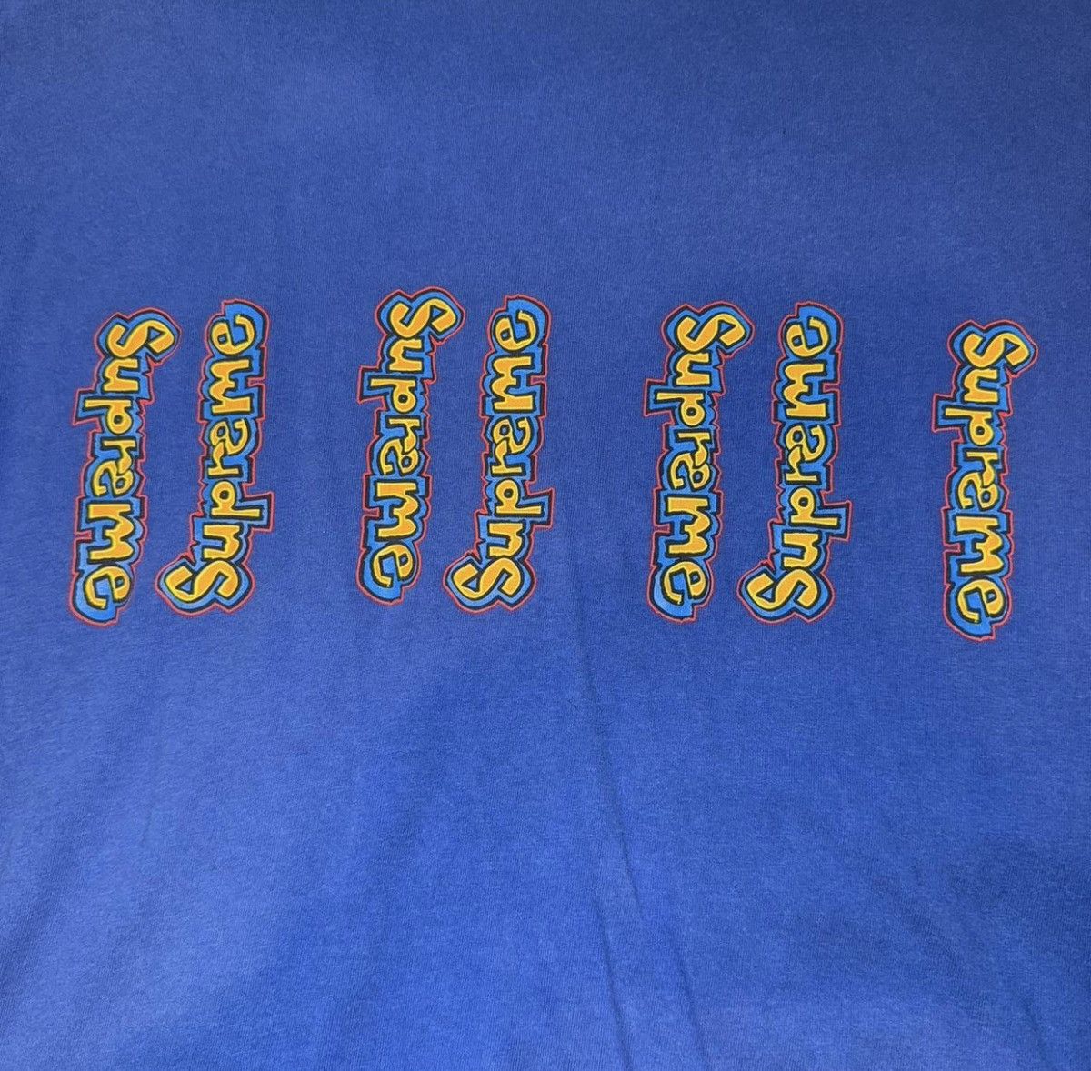 Supreme Supreme SS18 royal blue gonz tee Size US XL / EU 56 / 4 - 2 Thumbnail