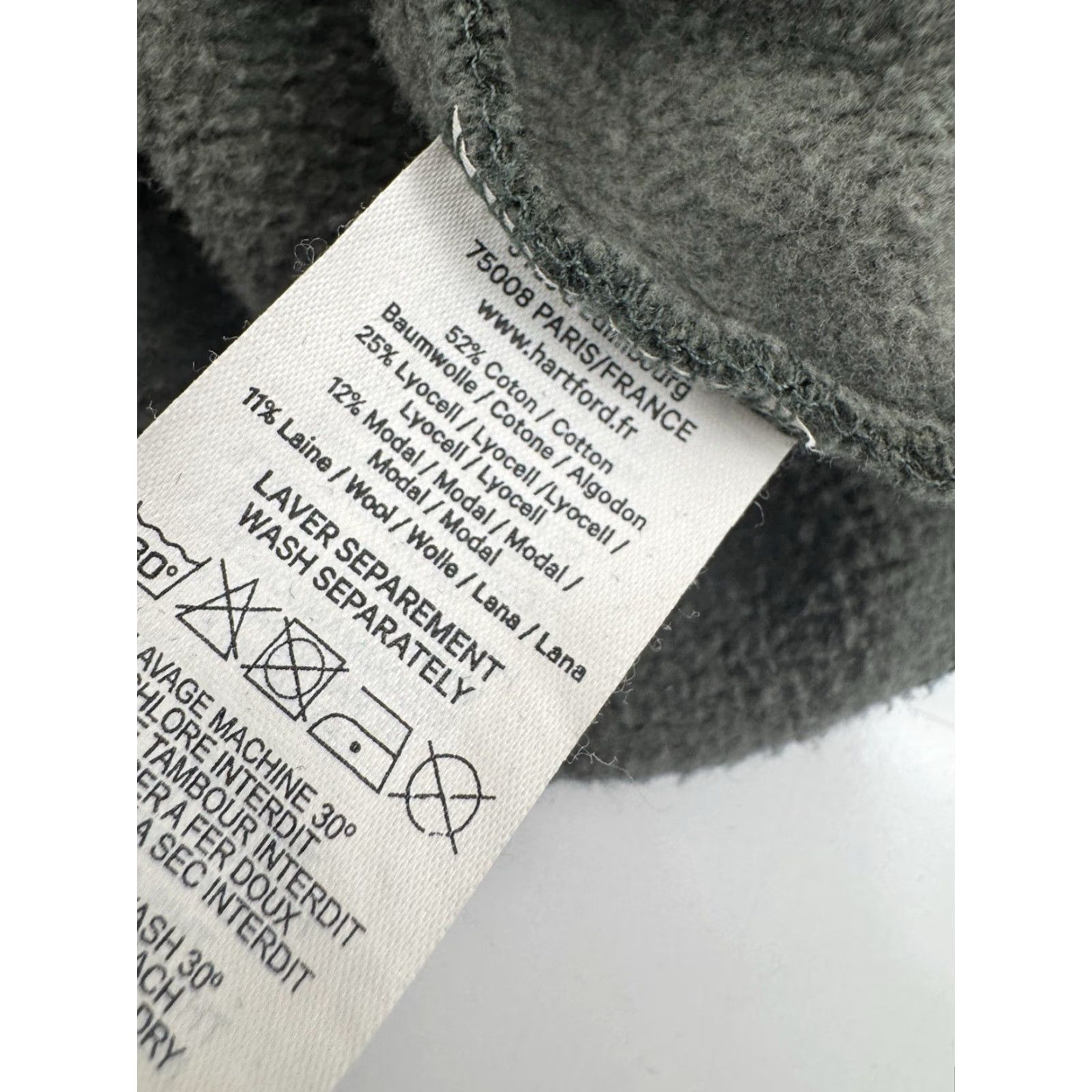 Hartford Hartford XXL Zip Collared Pullover Sweater - Green - Men’s Size 2XL - Classic Alternative Classics Sweater Size US XXL / EU 58 / 5 - 5 Thumbnail
