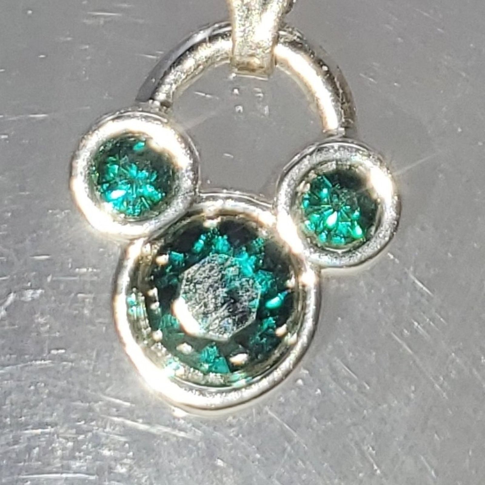 Disney Disney Mickey Mouse Blue/Green Gem Necklace Size ONE SIZE - 6 Thumbnail