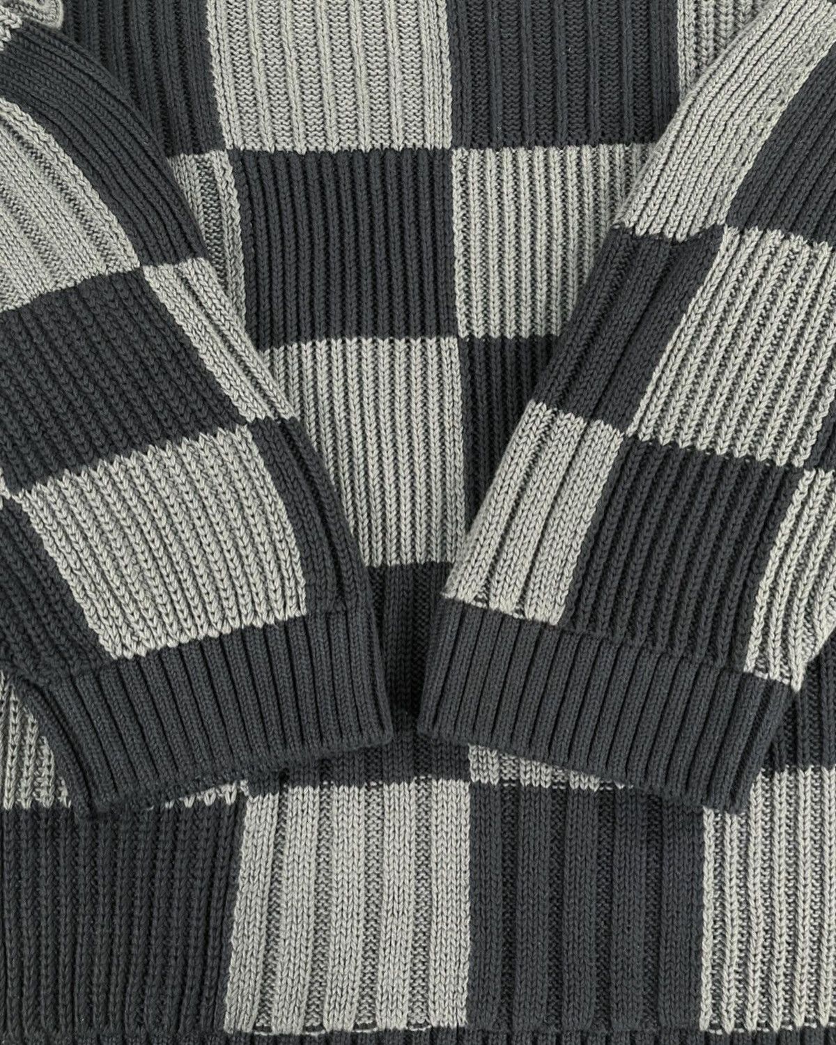 Balenciaga SS21 Checkered Oversized Knit Sweater Size US M / EU 48-50 / 2 - 4 Thumbnail