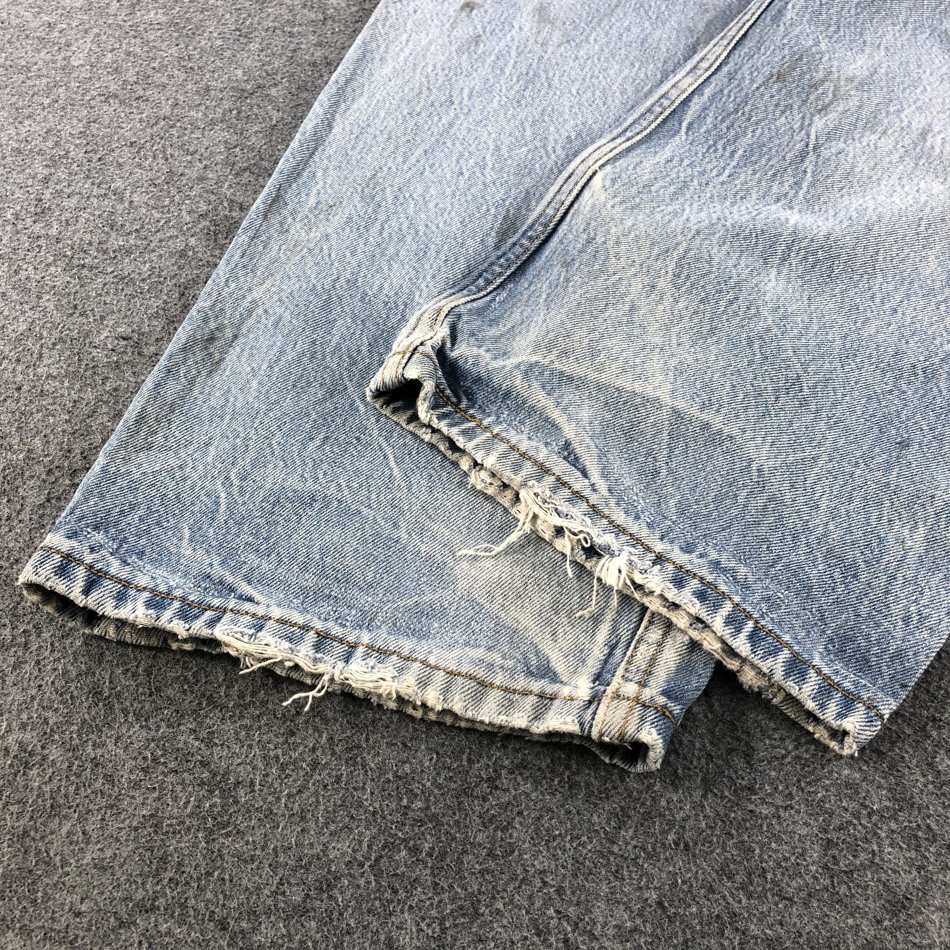 Levi's Vintage Distress Levis 501 Jeans-J1124 Size US 41 - 6 Thumbnail