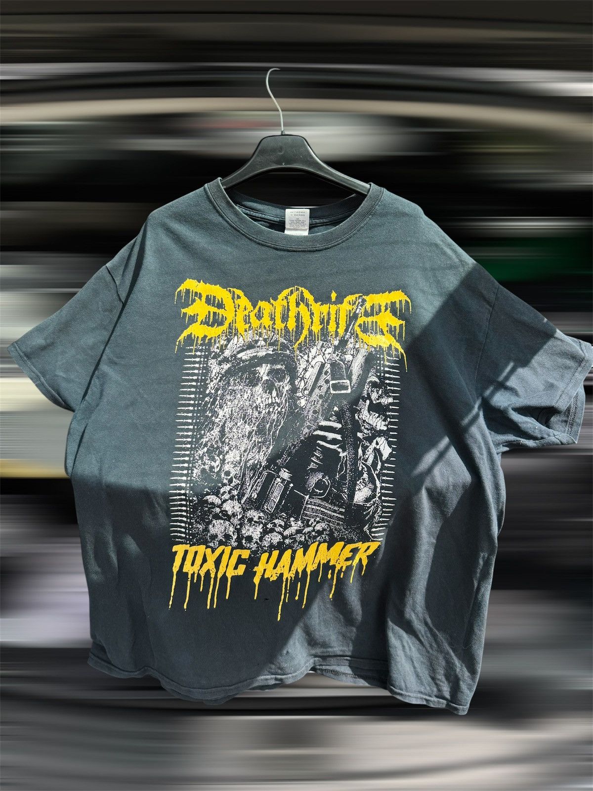 Band Tees Vintage Deathrite Toxic Hammer Thrashed Tee Black Metal Band Size US XL / EU 56 / 4 - 11 Thumbnail