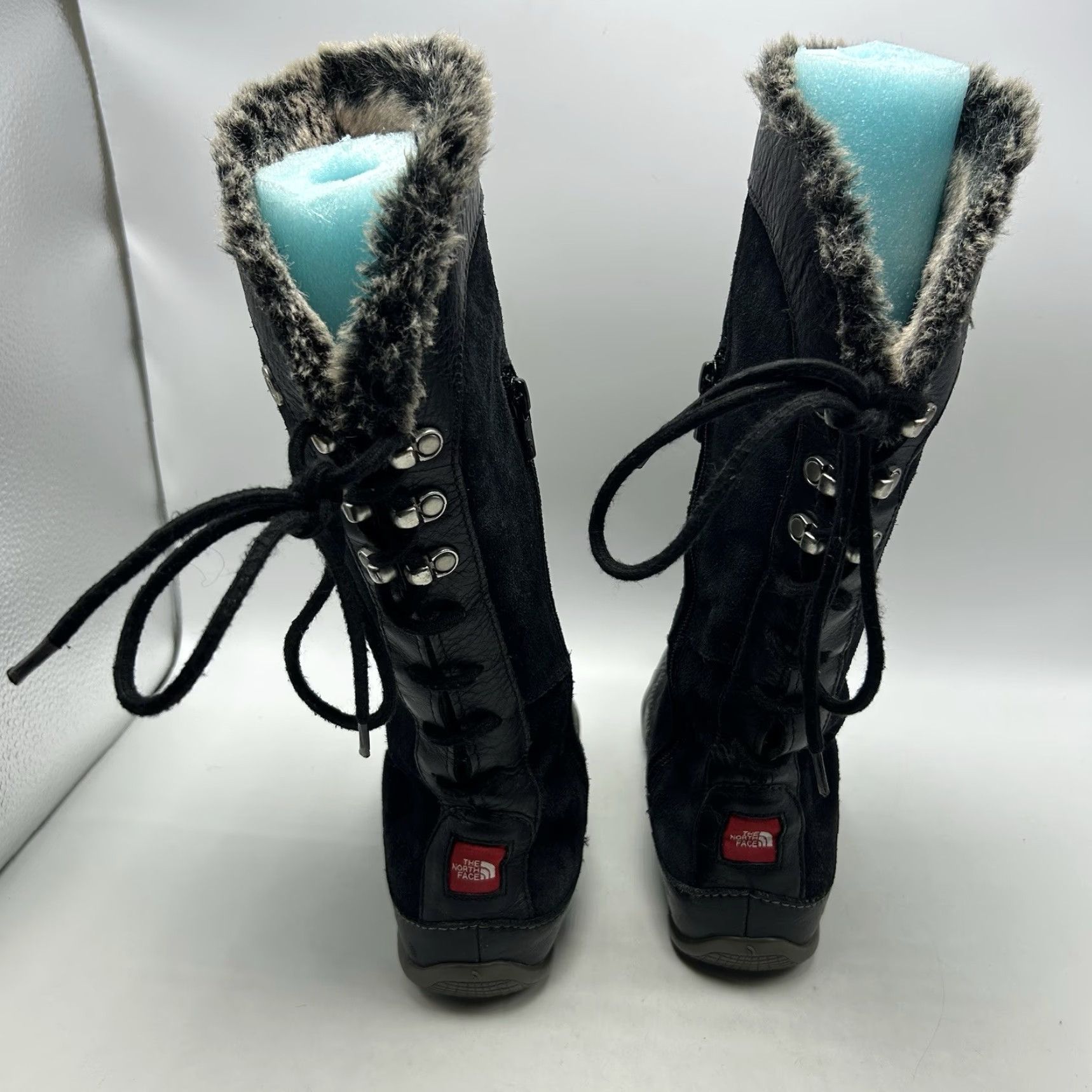 The North Face VINTAGE? The North Face Boots Womens Black Suede Primaloft 200 Mocassin Mid-Calf Snow Boot Womens 7 Black The North Face Janey"} Size US 10 / IT 40 - 5 Thumbnail