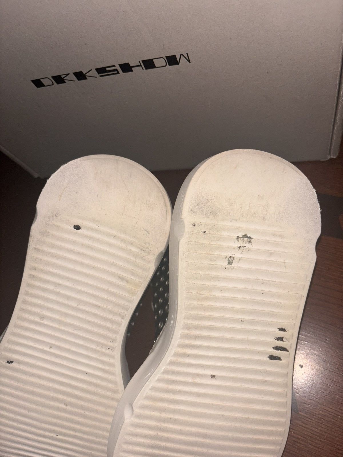 Rick Owens Drkshdw RICK OWENS DRKSHDW Black Edfu Abstract Sneakers Size 41.5 Size US 8.5 / EU 41-42 - 8 Thumbnail