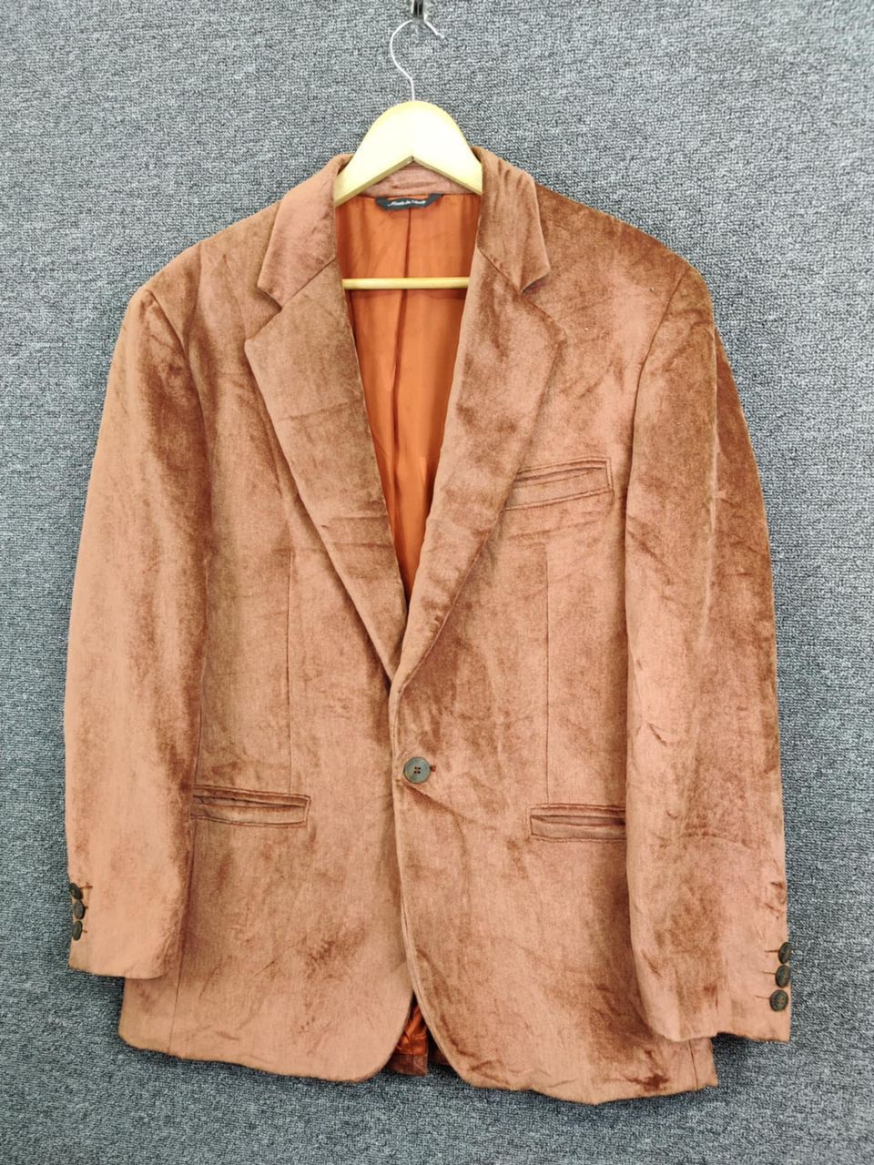 Versace Jeans Couture Nice ❗ Versace Jeans Couture Velvet Single Breasted Blazer Size US M / EU 48-50 / 2 - 2 Thumbnail