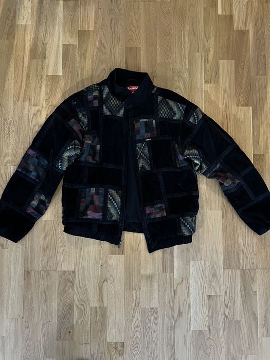 Supreme Supreme Corduroy Denim Patchwork jacket medium like new