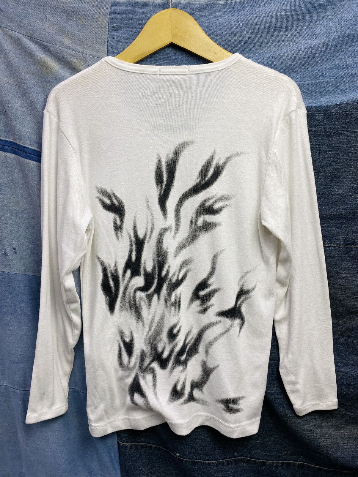 Japanese Brand japanese spinash poem unfefined longsleeve Size US M / EU 48-50 / 2 - 3 Thumbnail