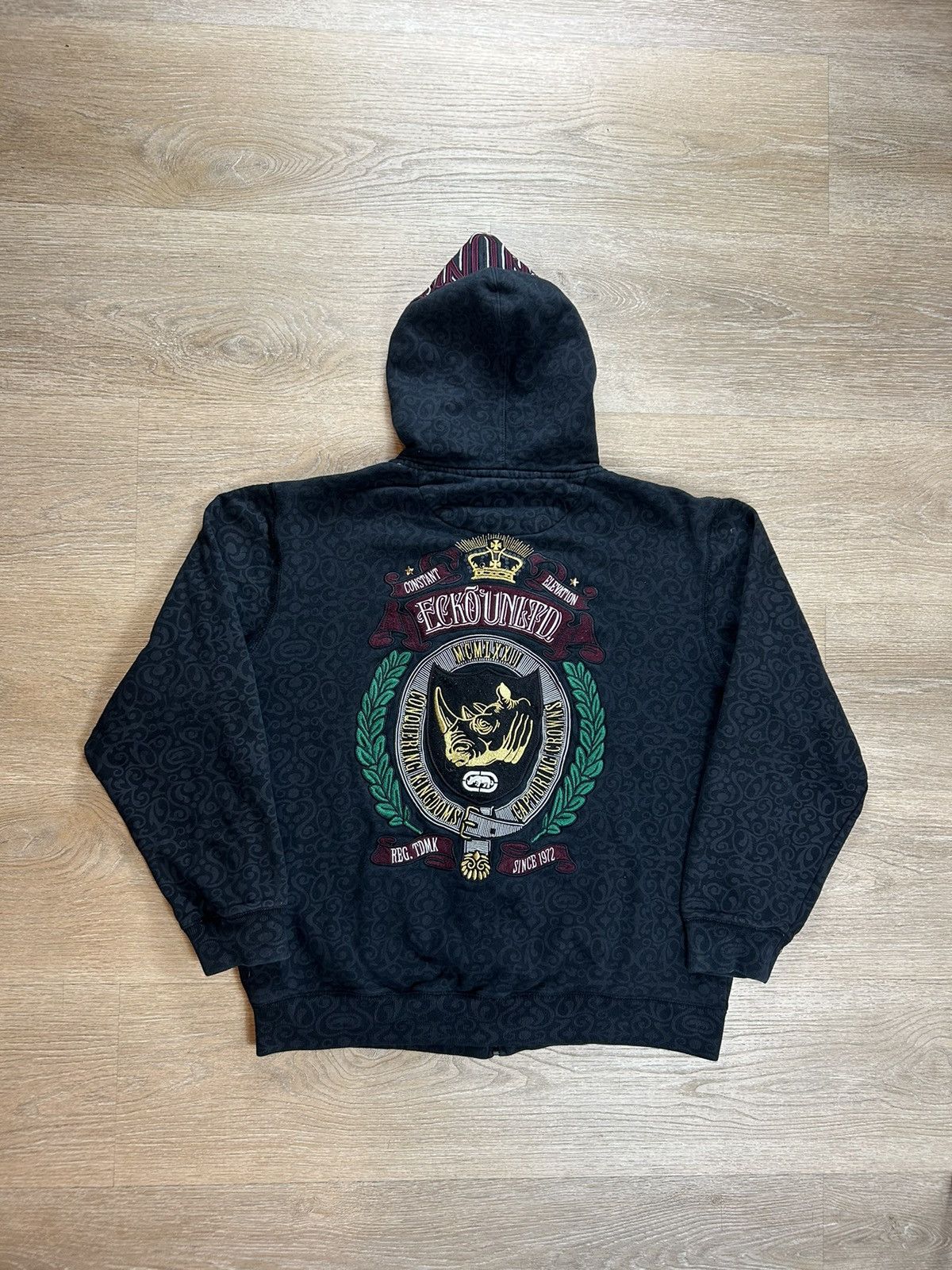 Ecko Unltd. Y2K Ecko Unlimited Zip Up Hoodie Size US L / EU 52-54 / 3 - 3 Thumbnail