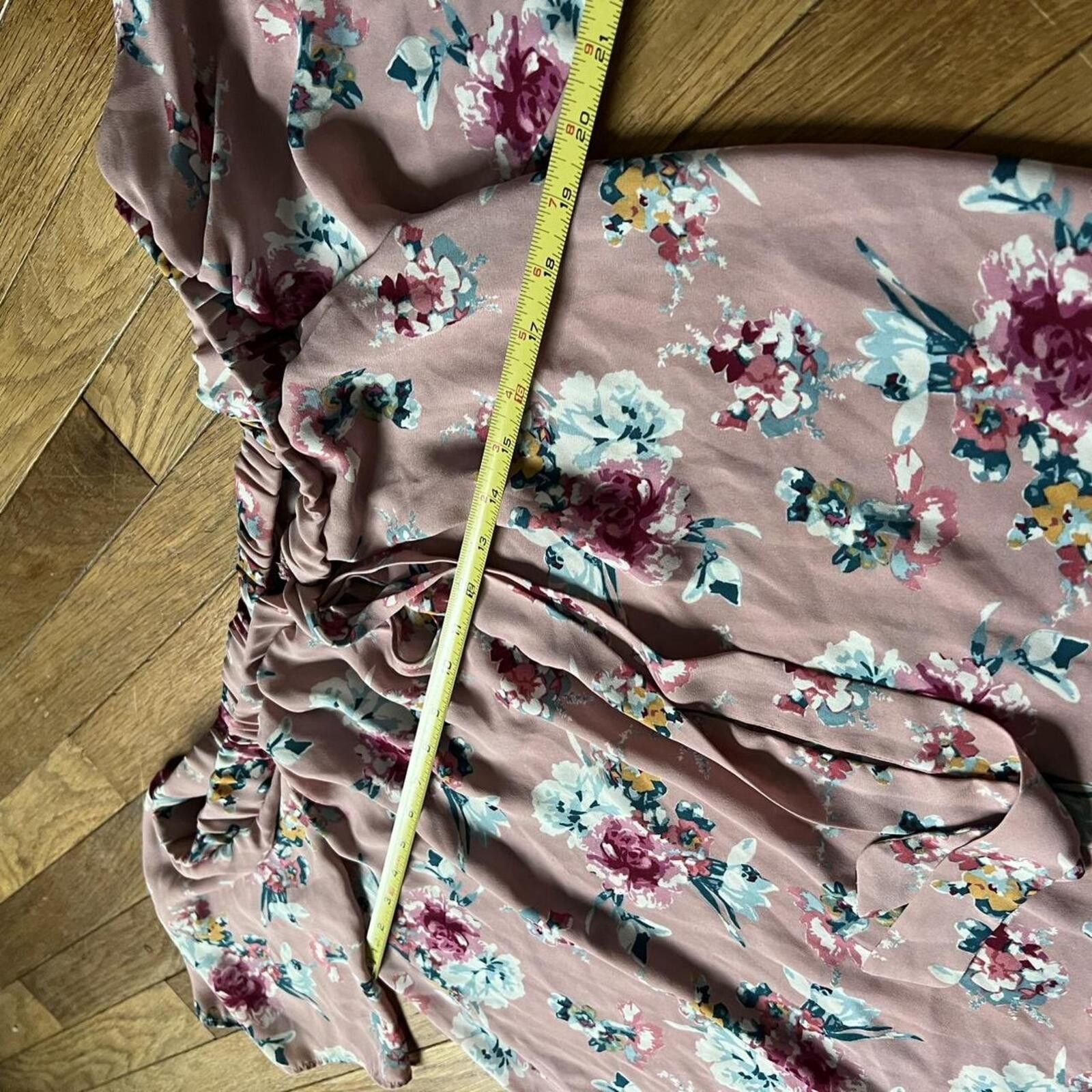 Other Pink Rose Women's Pink and Floral Blouse Size L / US 10 / IT 46 - 5 Thumbnail