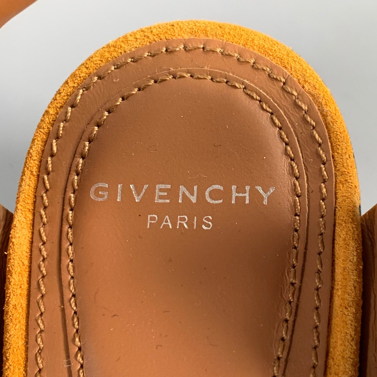 Givenchy GIVENCHY Size 6 Mustard Yellow Suede Ankle Strap Sandals Size US 6 / IT 36 - 7 Thumbnail