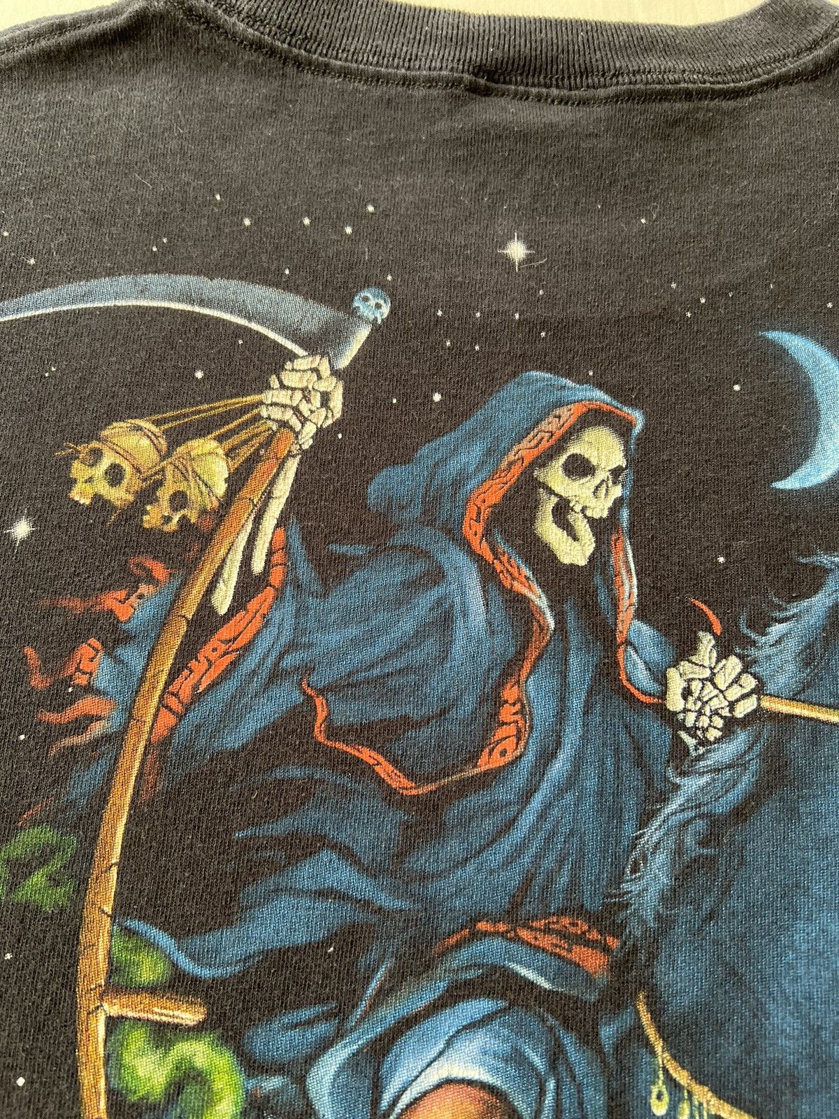 Liquid Blue Vintage 2003 Liquid Blue Grim Reaper Black T-shirt Size US L / EU 52-54 / 3 - 12 Thumbnail