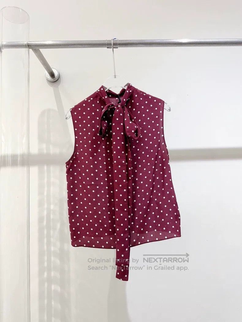 Miu Miu Miu Miu 38 Retro red polka dot top Size M / US 6-8 / IT 42-44 - 4 Thumbnail