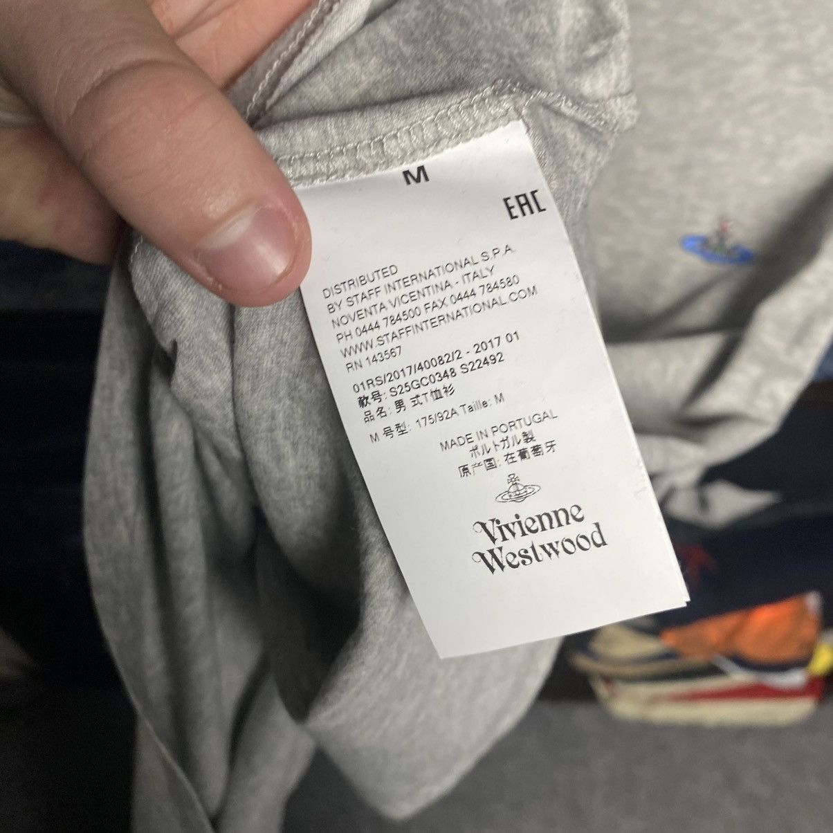Vivienne Westwood Luxury Vivienne Westwood small logo basic streetwear tee Size US M / EU 48-50 / 2 - 6 Thumbnail