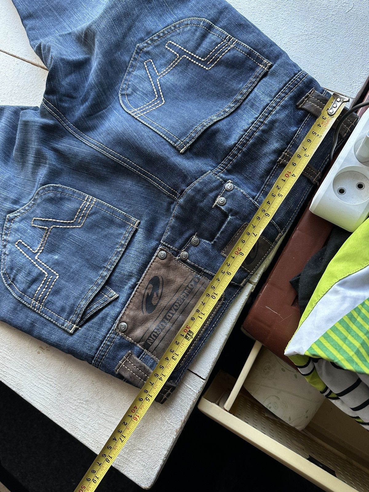 Other 🚨 VNTG HELD MOTORCYCLE BLUE WASHED RARE MEN DENIM JEANS Size US 30 / EU 46 - 14 Thumbnail