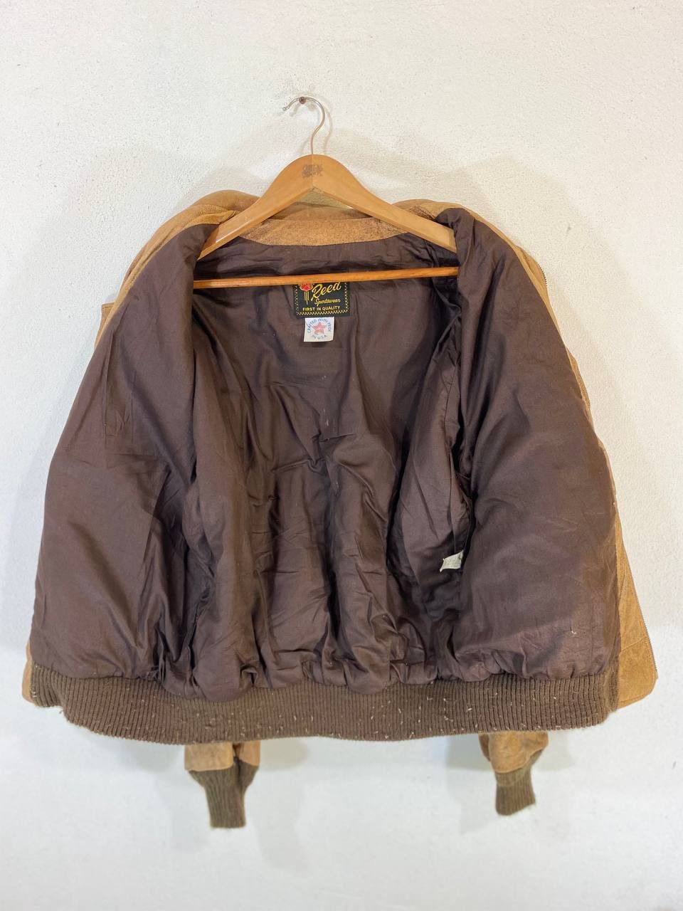 Leather Reed sportswear leathercraft process jacket made in usa Size US L / EU 52-54 / 3 - 8 Thumbnail